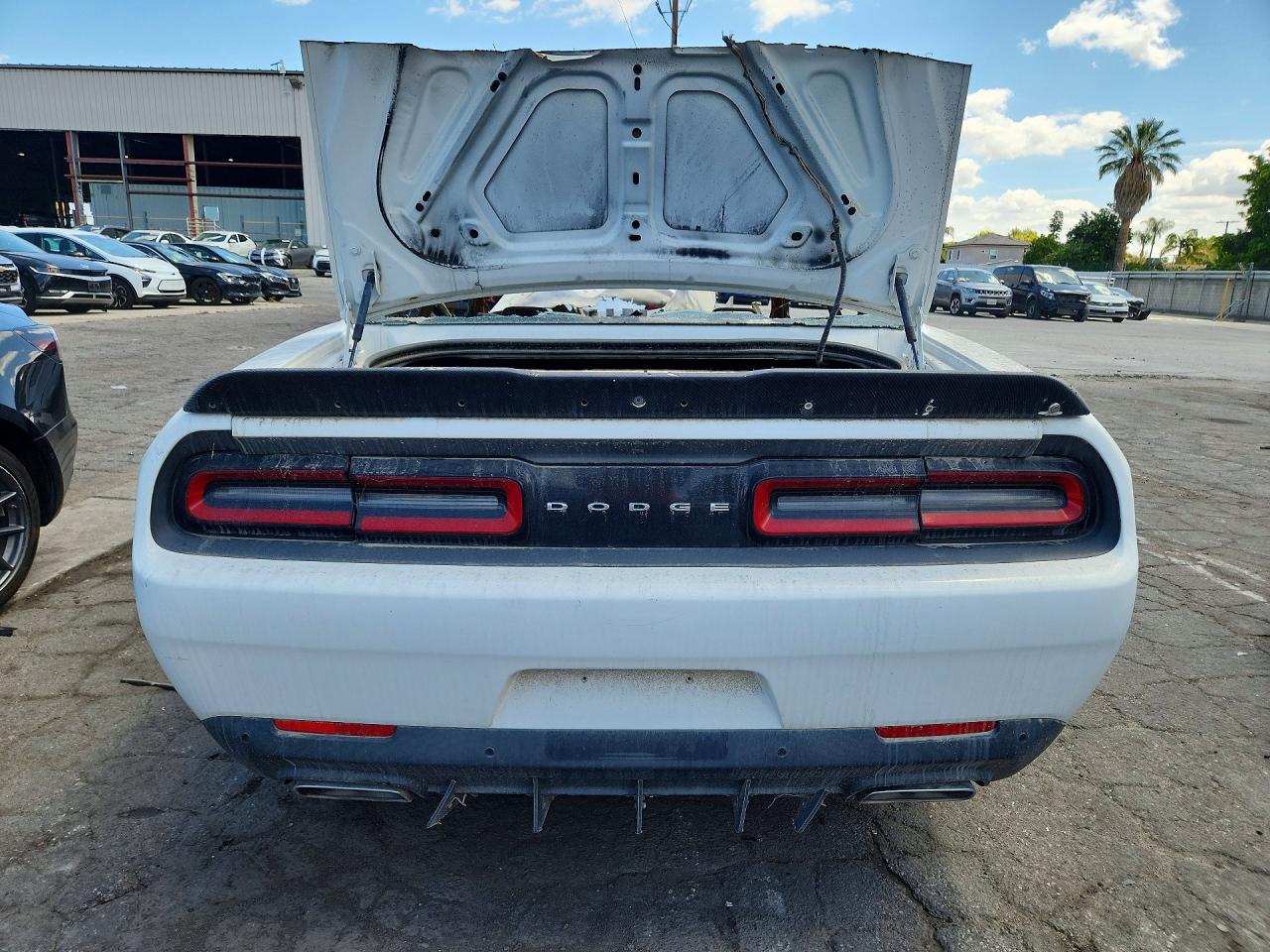 2019 Dodge Challenger R White vin: 2C3CDZBT4KH556957