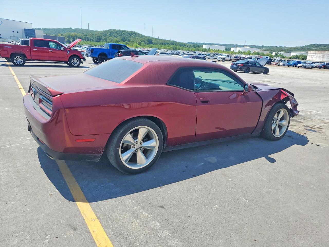 2019 Dodge Challenger R/t Burgundy vin: 2C3CDZBT4KH596682
