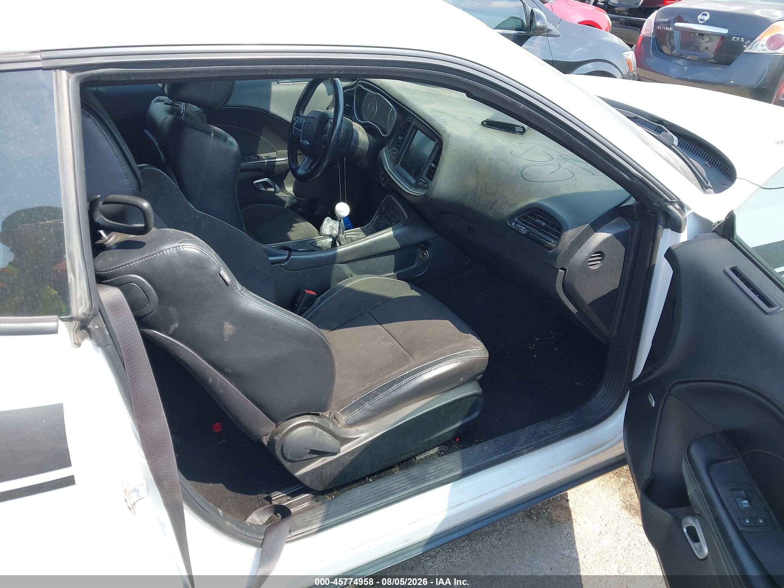 2015 Dodge Challenger R/t Plus White vin: 2C3CDZBT5FH703048