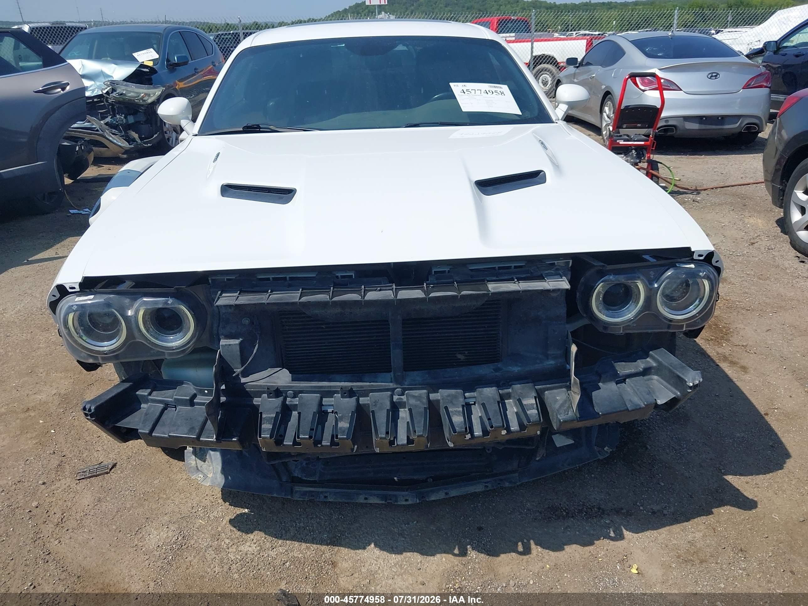2015 Dodge Challenger R/t Plus White vin: 2C3CDZBT5FH703048