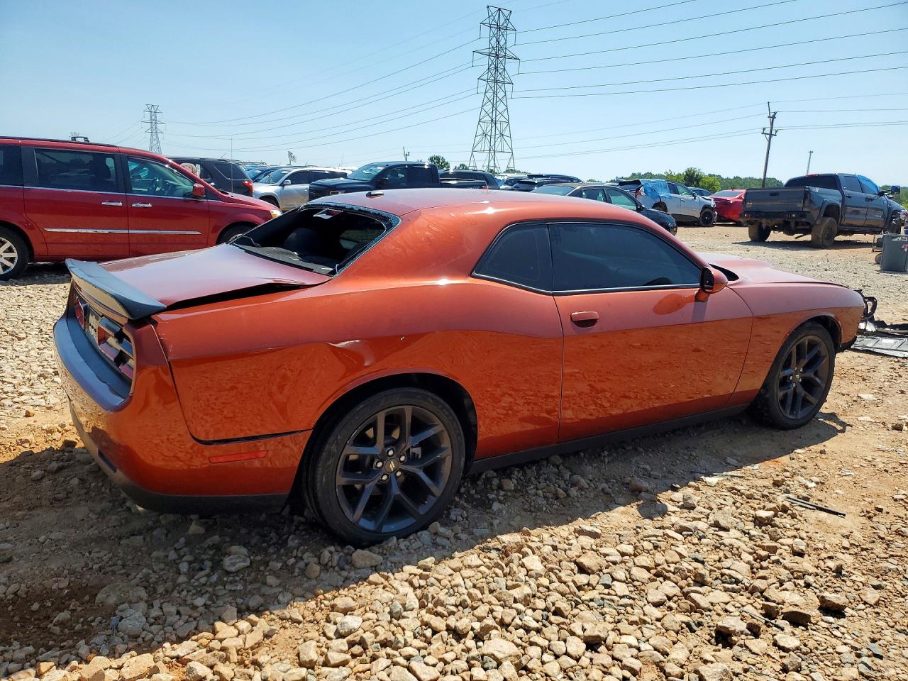 2021 Dodge Challenger R/t Оранжевый vin: 2C3CDZBT5MH631927