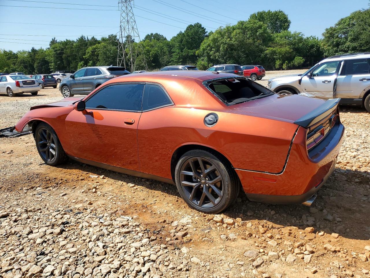2021 Dodge Challenger R/t Оранжевый vin: 2C3CDZBT5MH631927