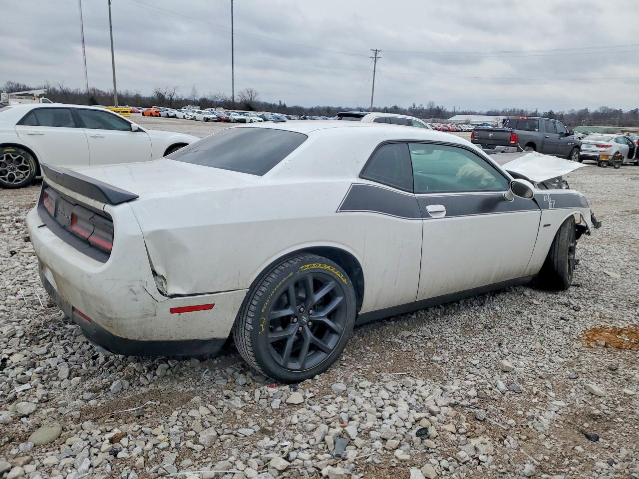 2019 Dodge Challenger R/t White vin: 2C3CDZBT6KH677067