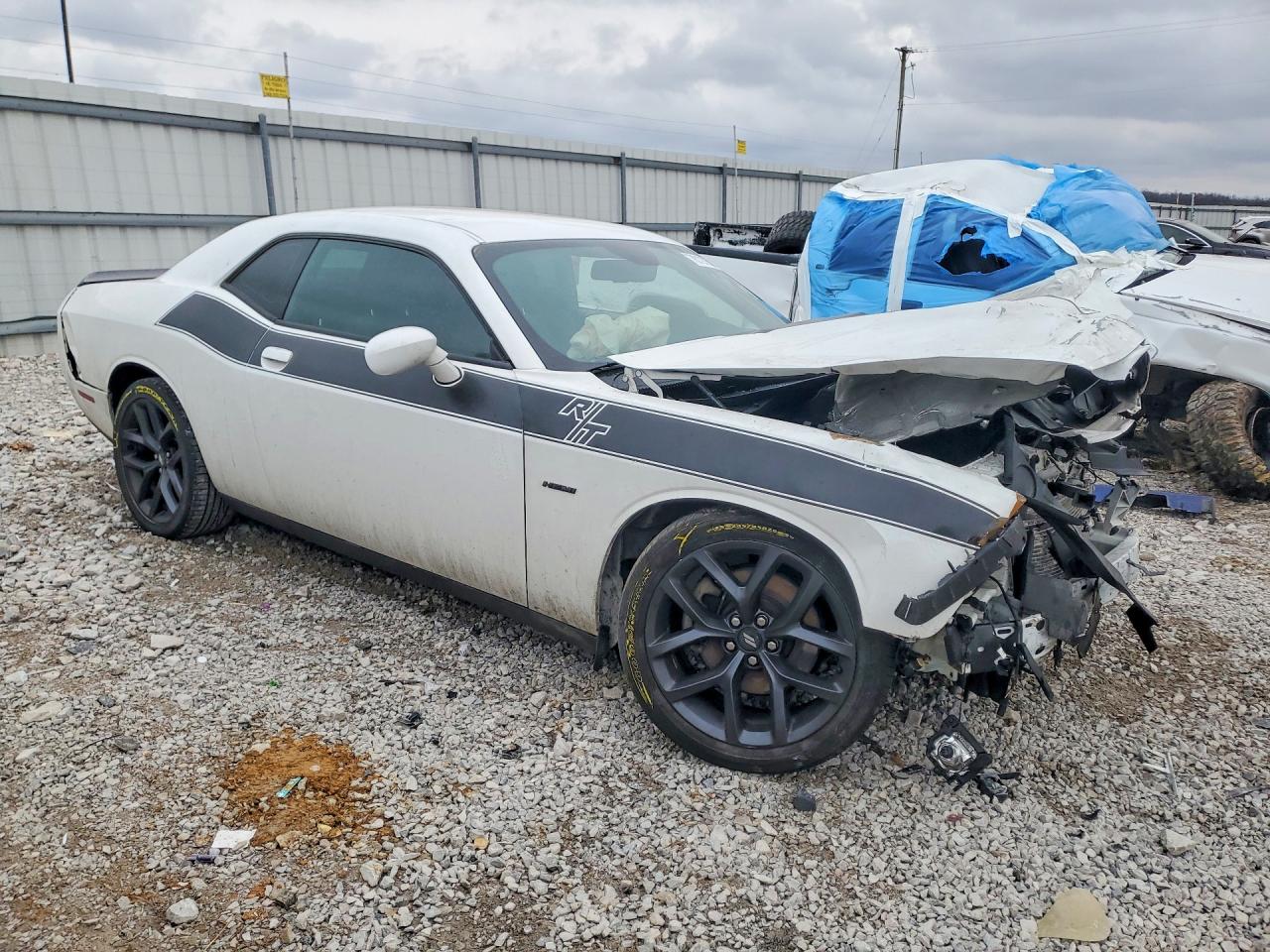 2019 Dodge Challenger R/t White vin: 2C3CDZBT6KH677067
