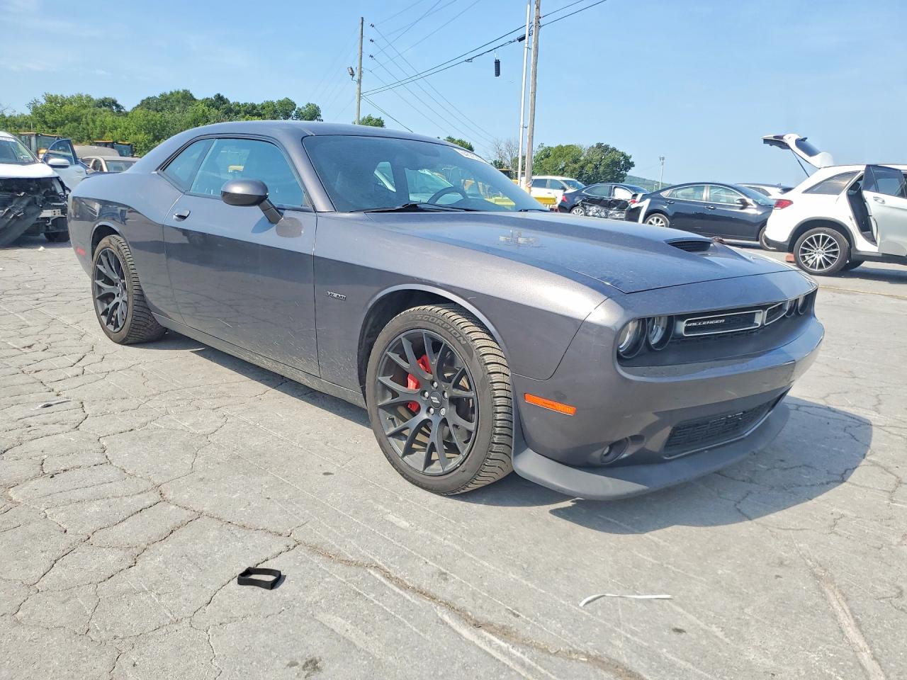 2019 Dodge Challenger R/t Gray vin: 2C3CDZBT6KH750311