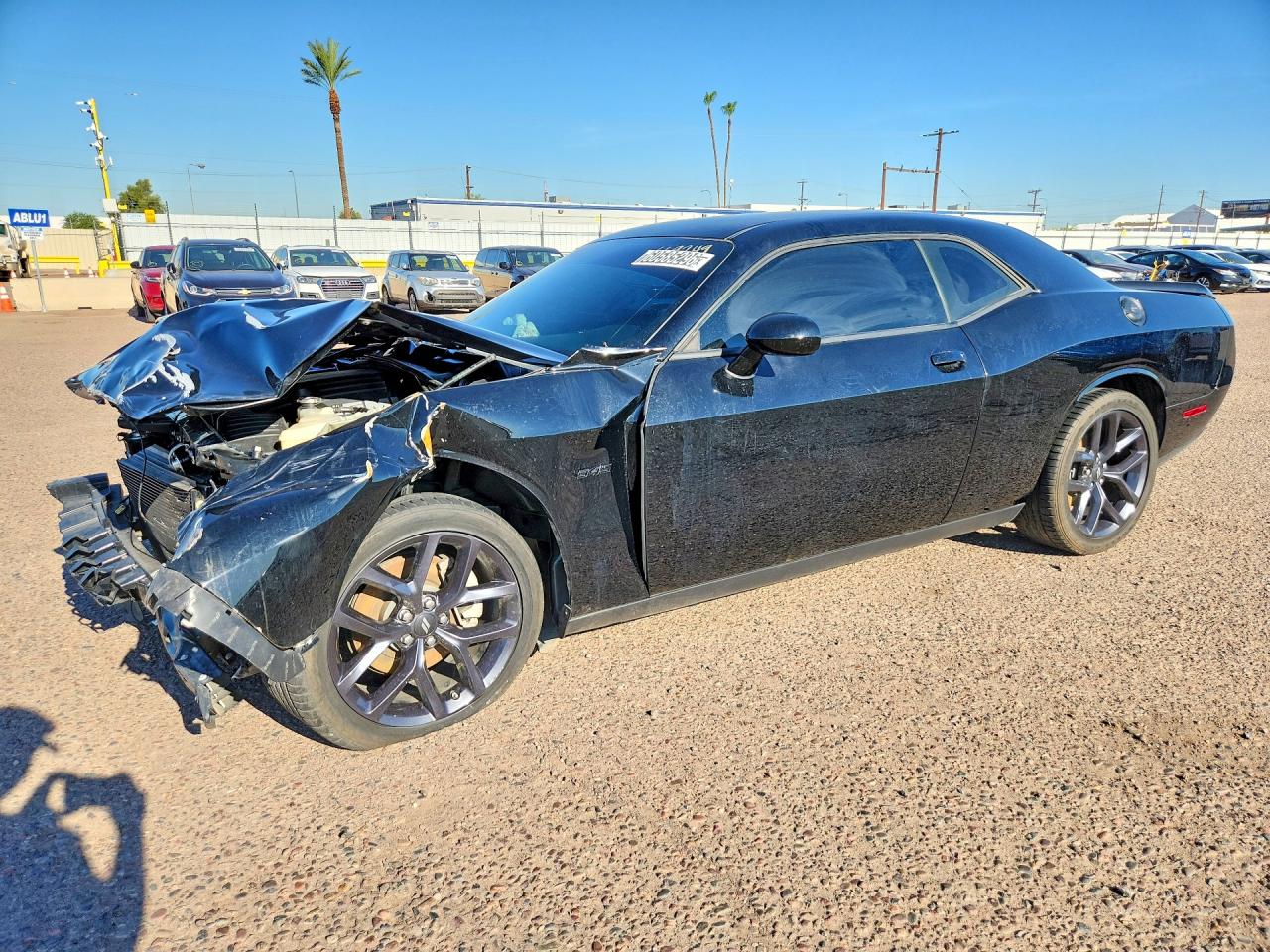 2023 Dodge Challenger R/t Черный vin: 2C3CDZBT6PH669249