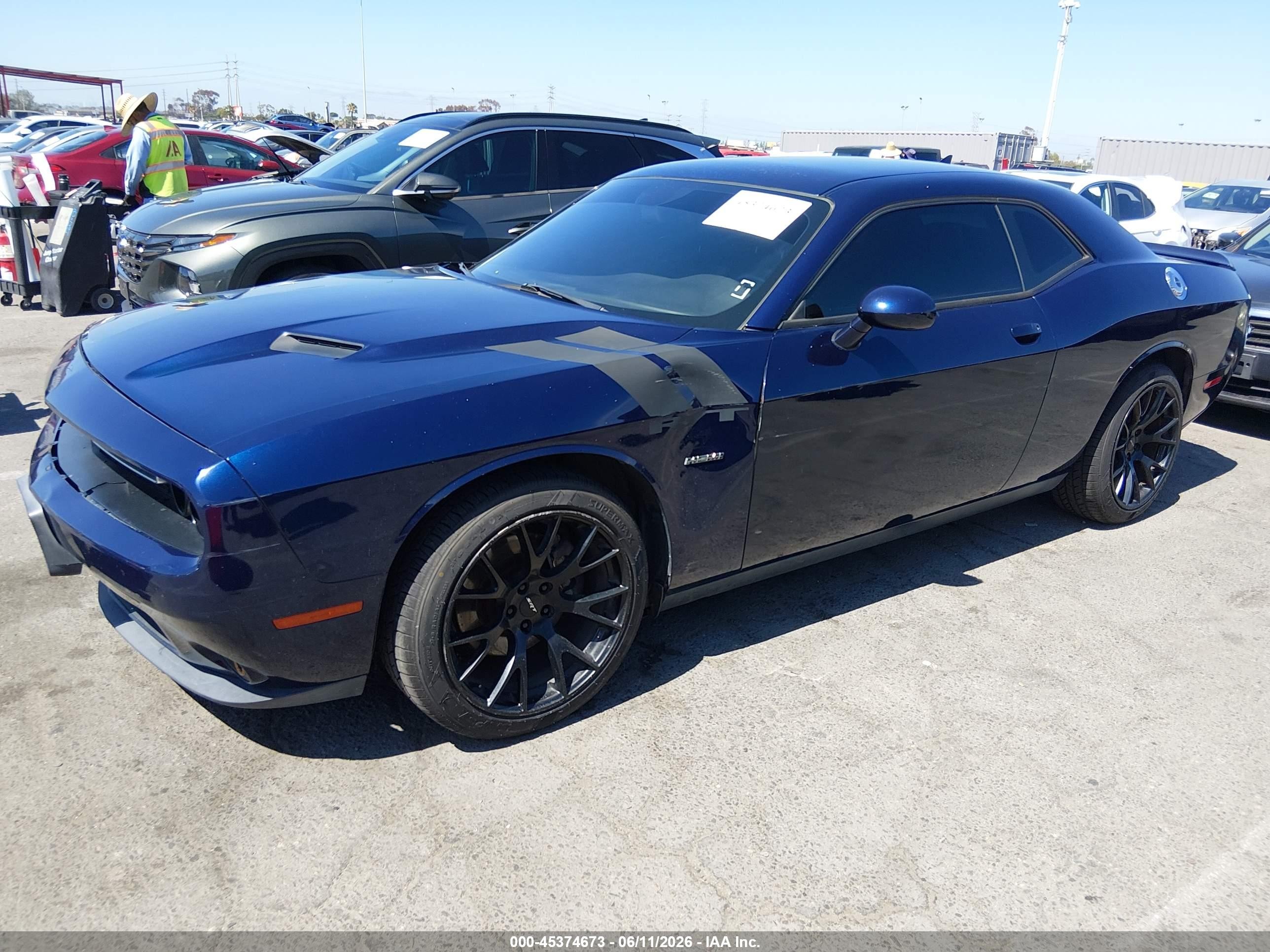 2015 Dodge Challenger R/t Plus Blue vin: 2C3CDZBT7FH708686