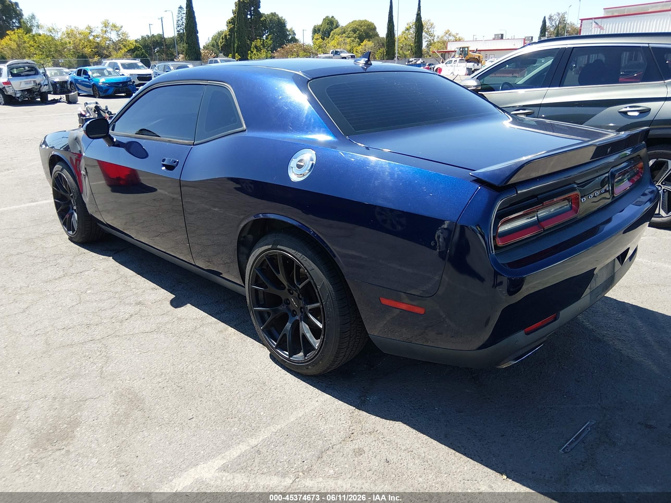 2015 Dodge Challenger R/t Plus Blue vin: 2C3CDZBT7FH708686