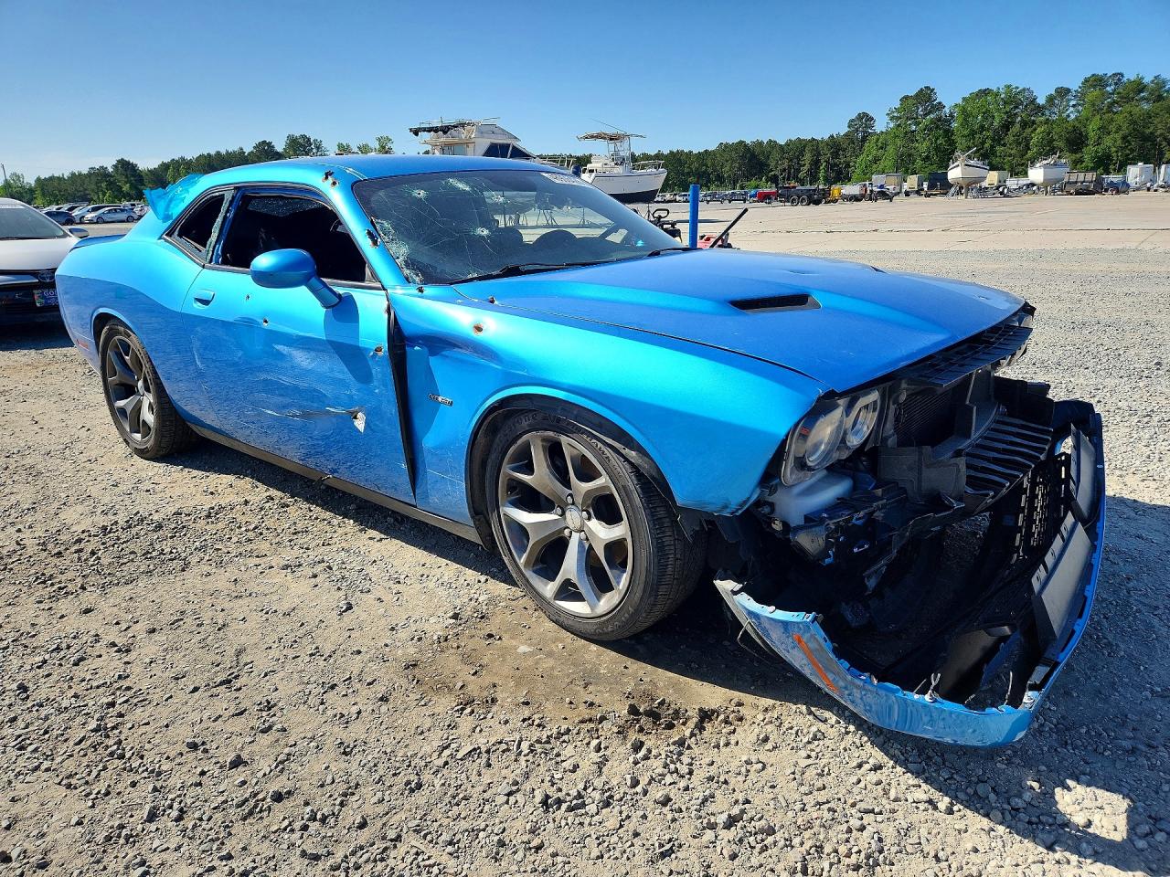 2015 Dodge Challenger Sxt Plus Синий vin: 2C3CDZBT7FH889028