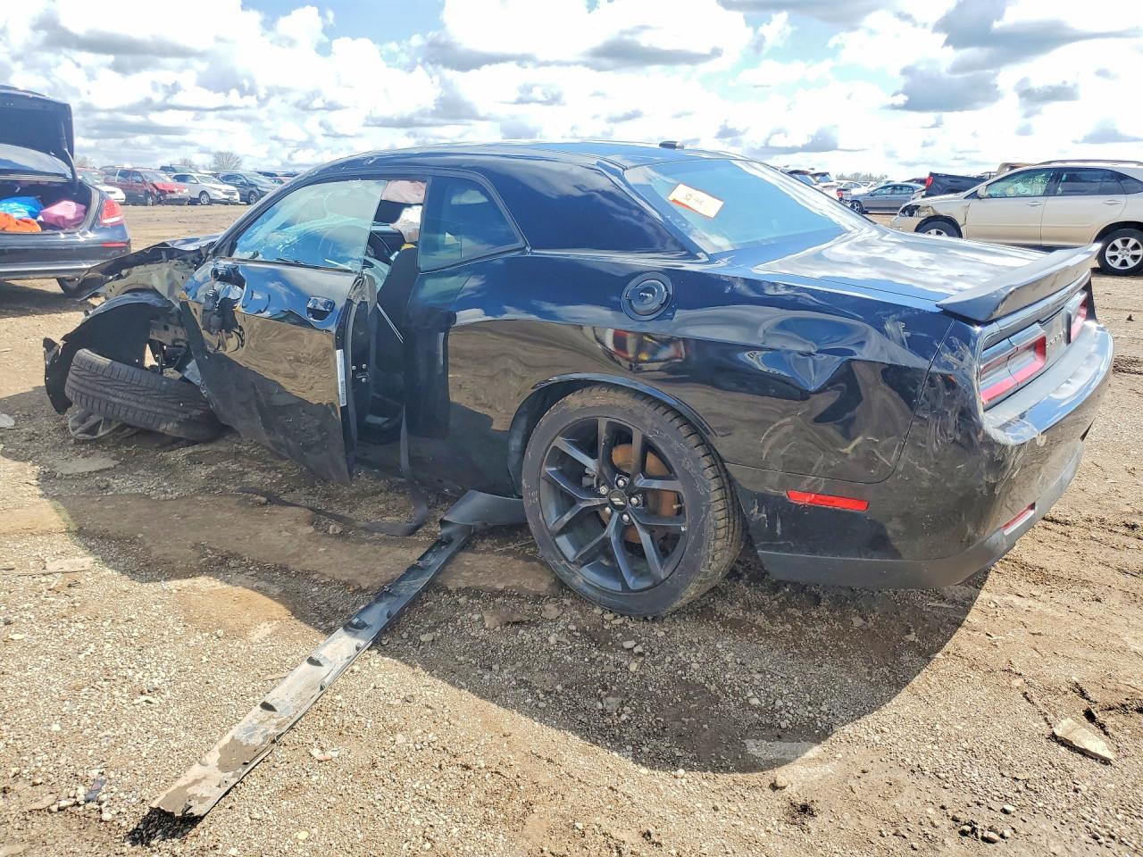 2019 Dodge Challenger R Black vin: 2C3CDZBT7KH549596