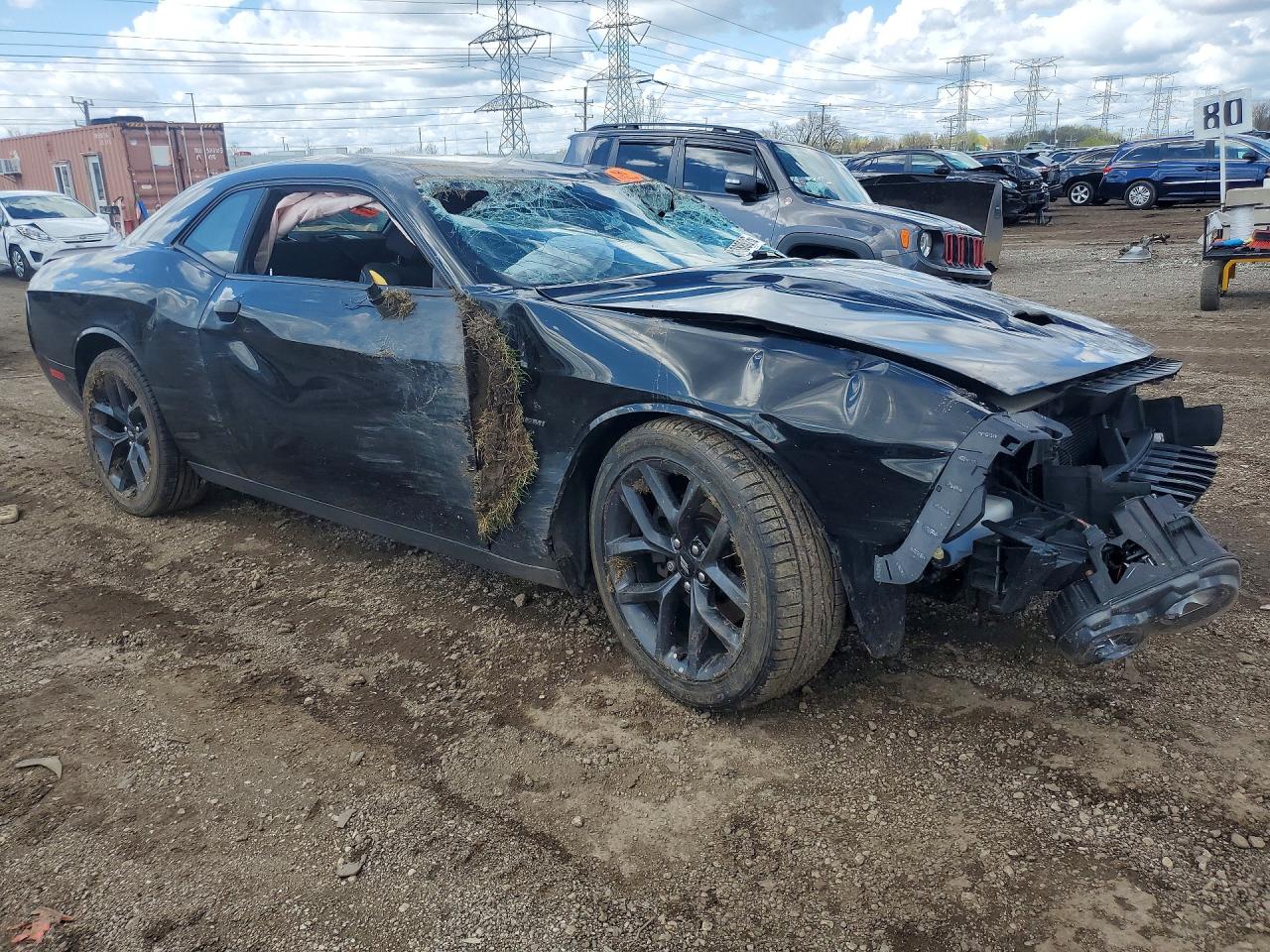 2019 Dodge Challenger R Black vin: 2C3CDZBT7KH549596