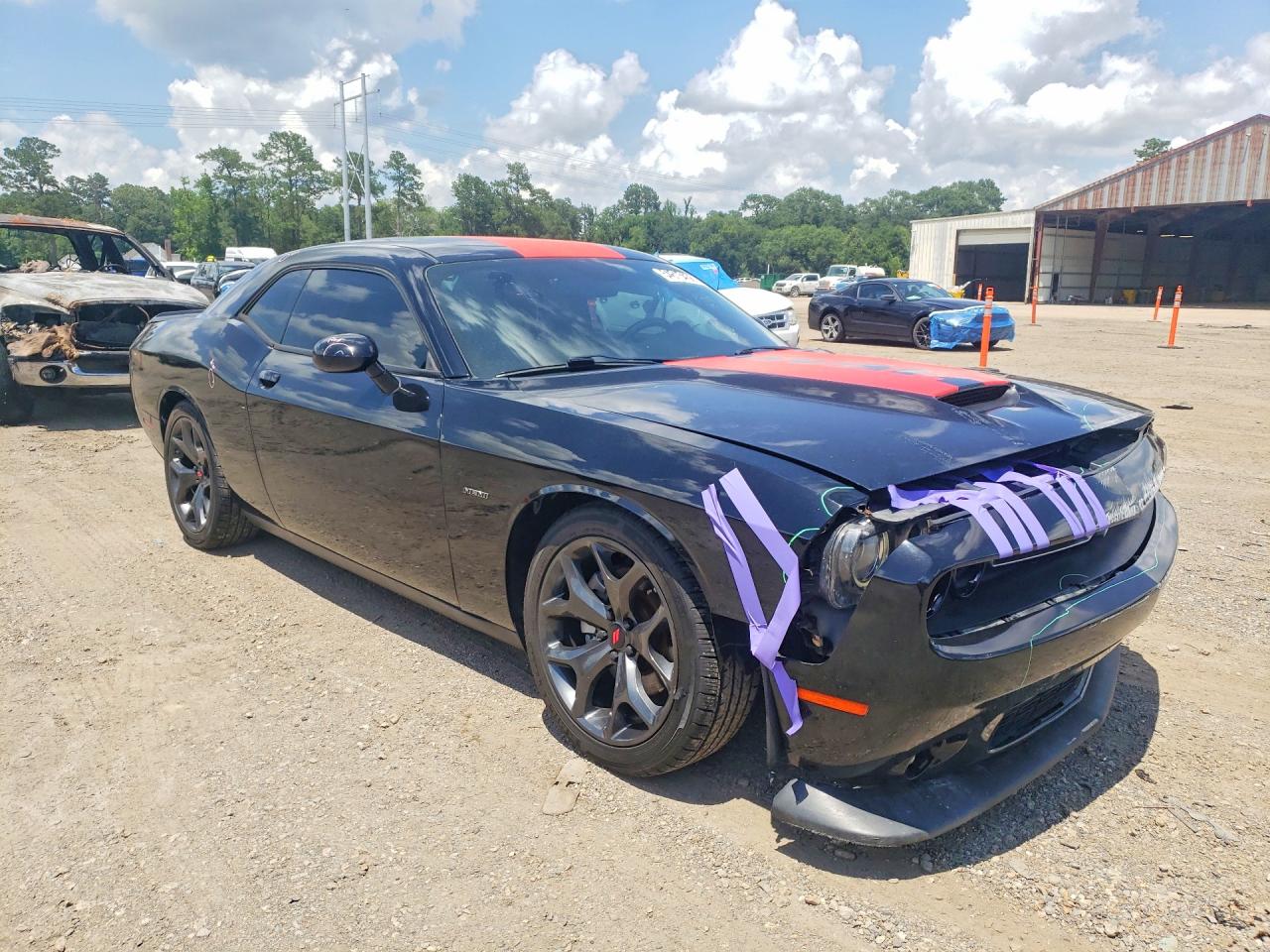 2019 Dodge Challenger R Black vin: 2C3CDZBT7KH642179