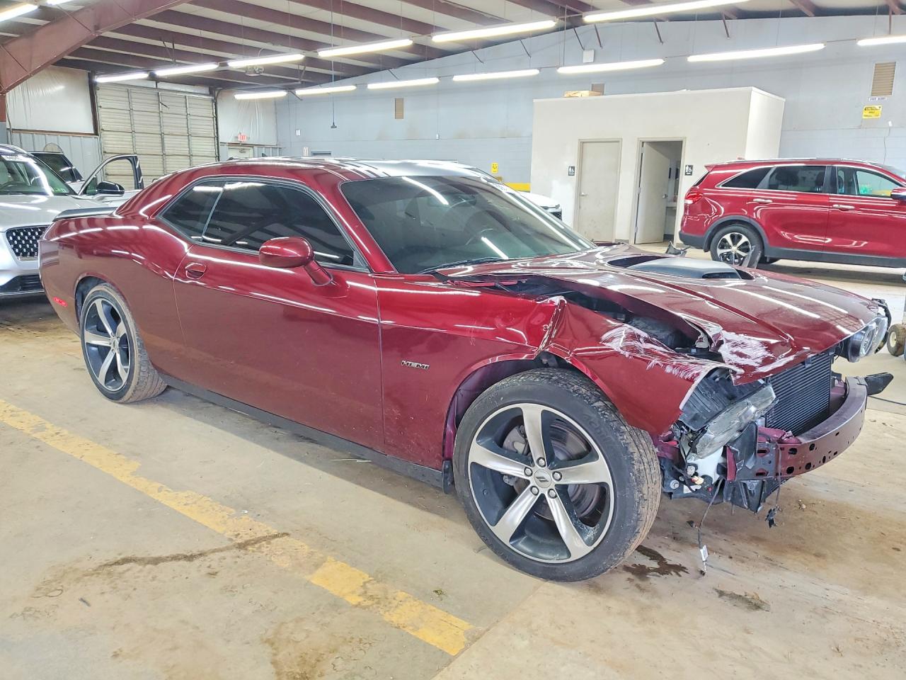 2017 Dodge Challenger R/t Burgundy vin: 2C3CDZBT8HH522609
