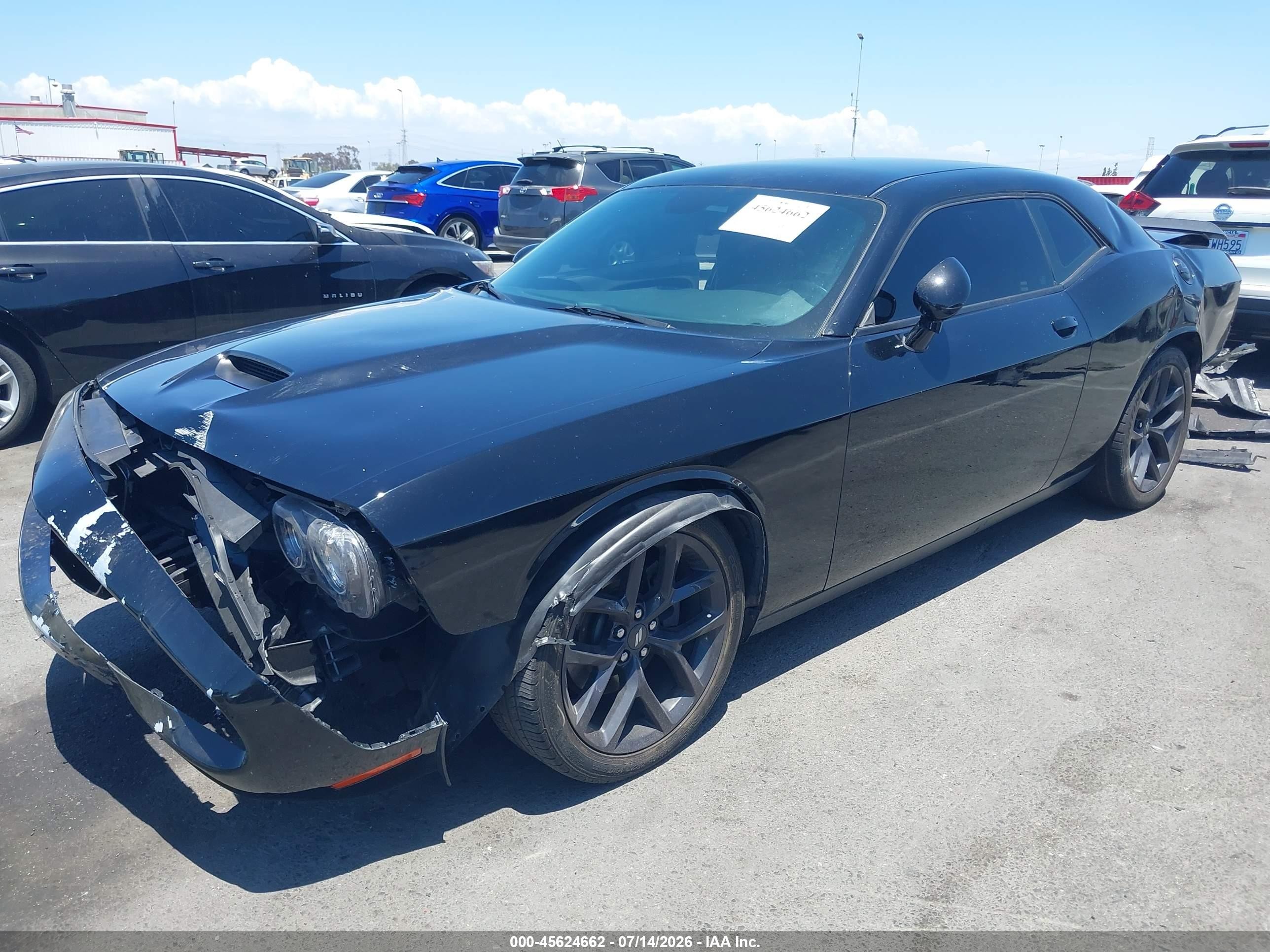 2020 Dodge Challenger R/t Black vin: 2C3CDZBT8LH225770