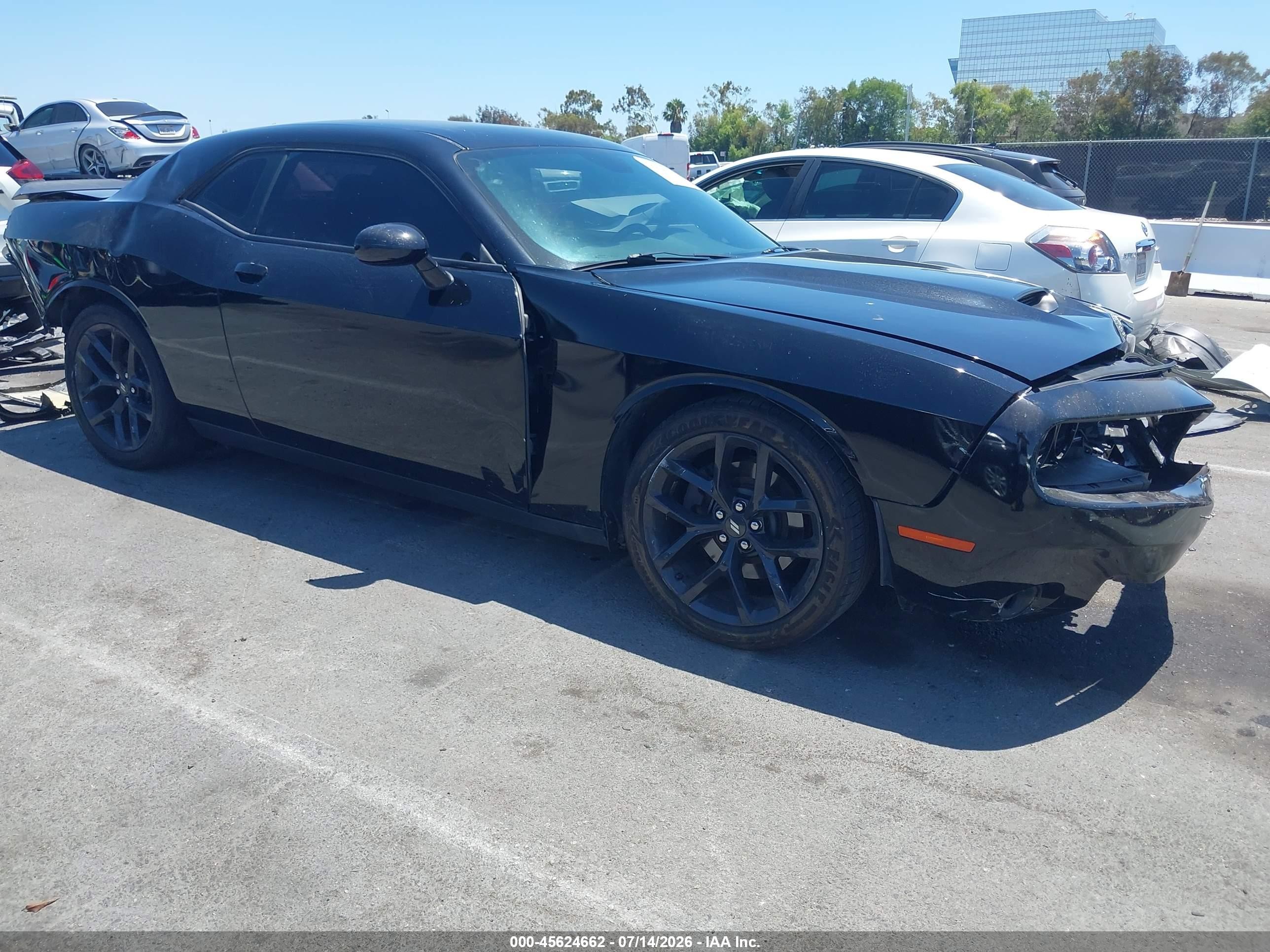 2020 Dodge Challenger R/t Black vin: 2C3CDZBT8LH225770