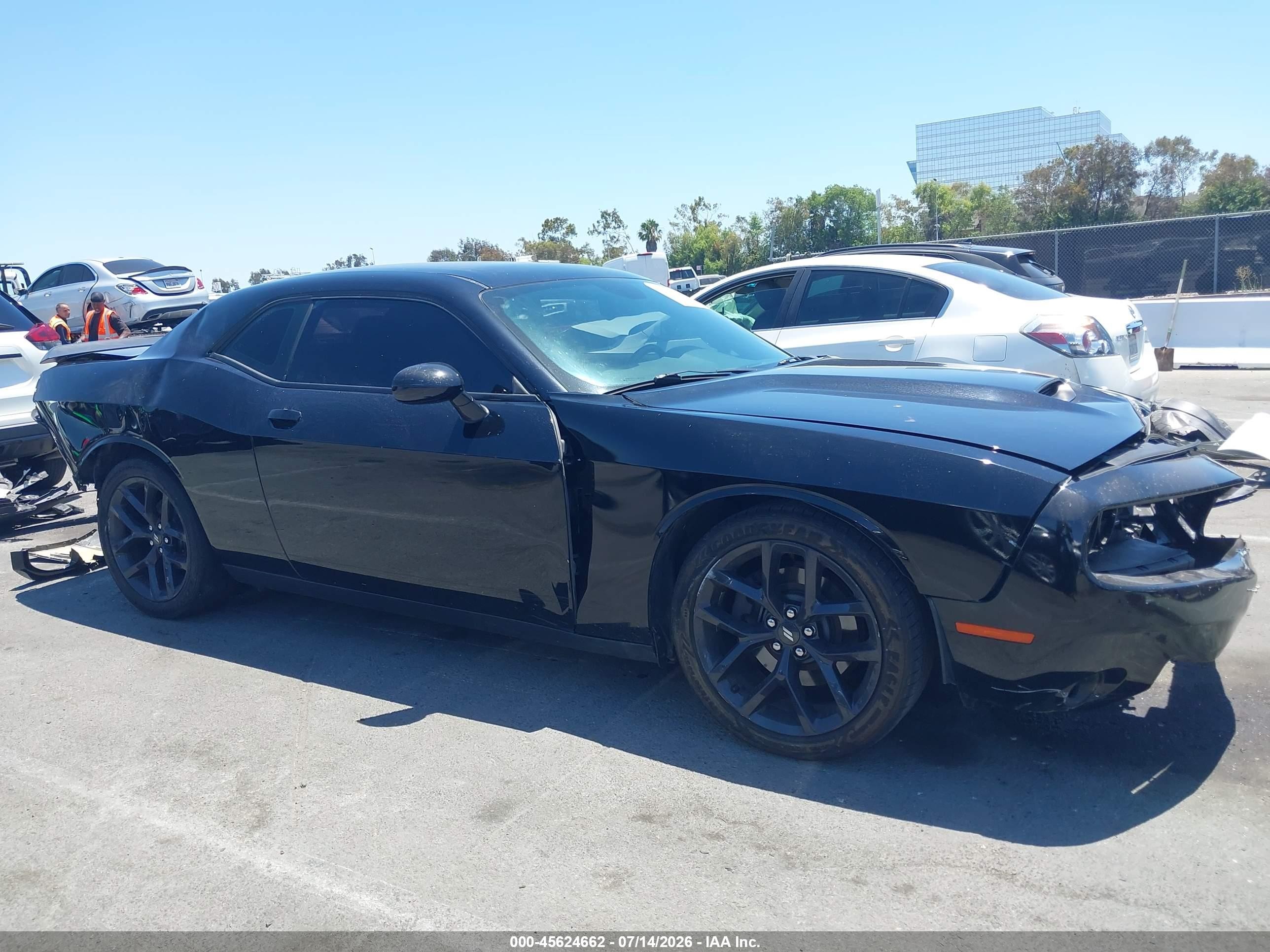2020 Dodge Challenger R/t Black vin: 2C3CDZBT8LH225770