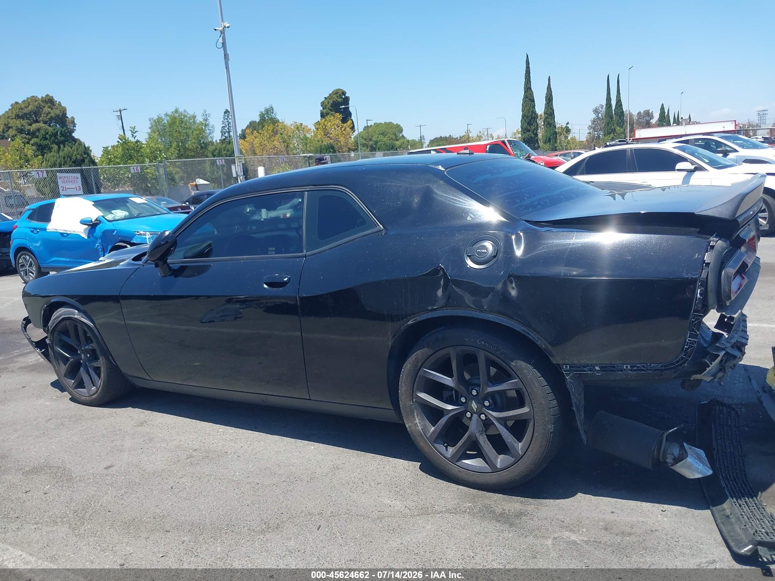 2020 Dodge Challenger R/t Black vin: 2C3CDZBT8LH225770