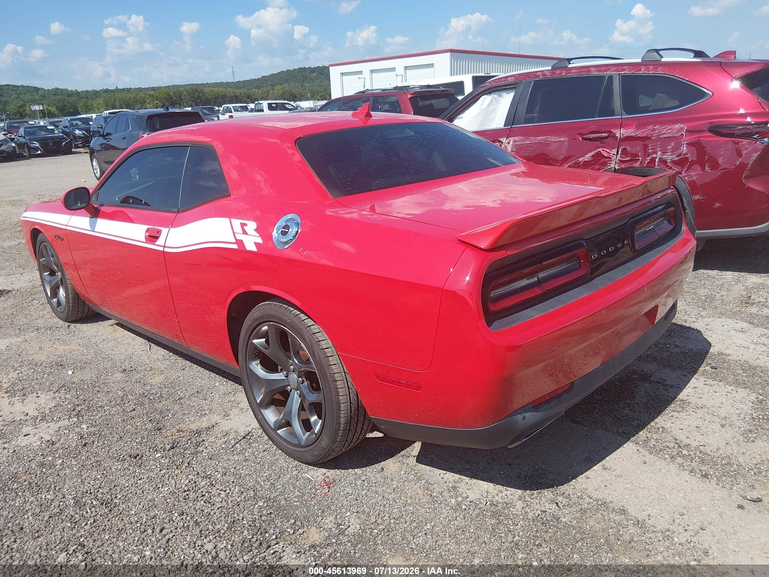 2015 Dodge Challenger R/t Plus Red vin: 2C3CDZBT9FH719317