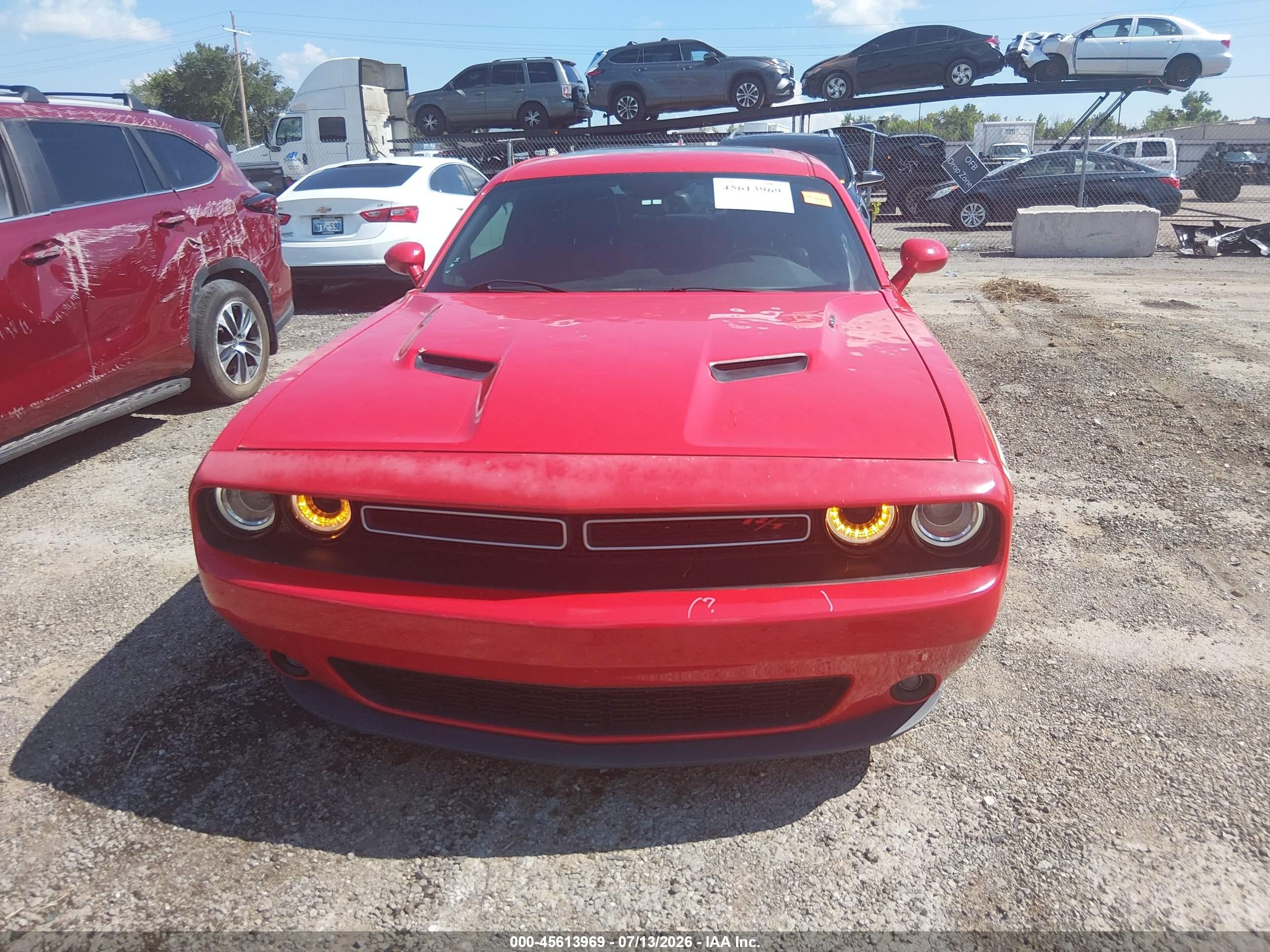 2015 Dodge Challenger R/t Plus Red vin: 2C3CDZBT9FH719317