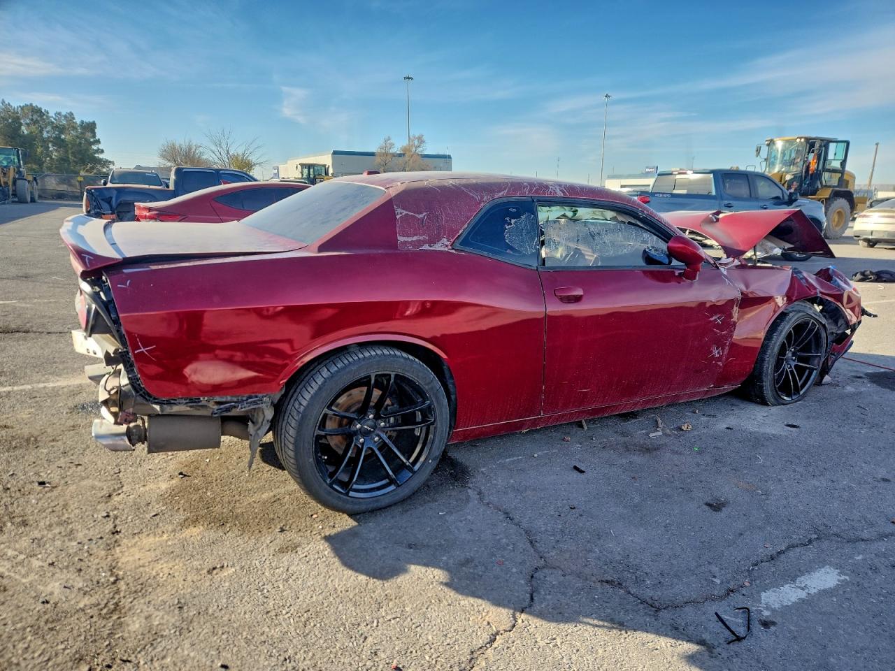 2019 Dodge Challenger R Красный vin: 2C3CDZBTXKH573794