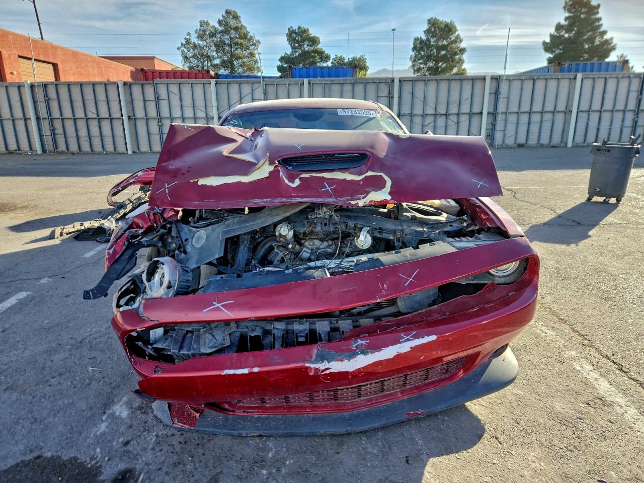 2019 Dodge Challenger R Красный vin: 2C3CDZBTXKH573794