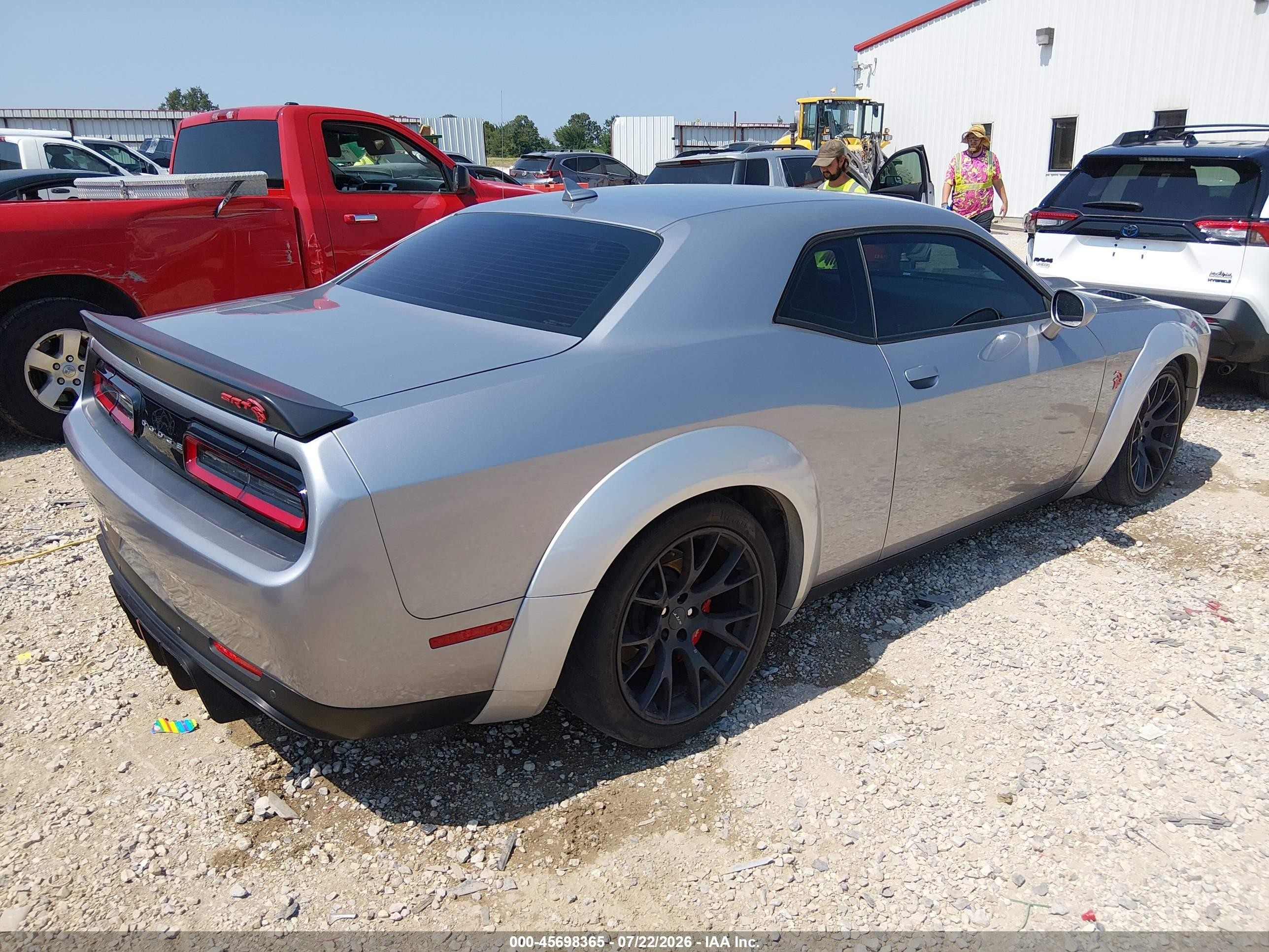 2015 Dodge Challenger Srt Hellcat Silver vin: 2C3CDZC90FH713750