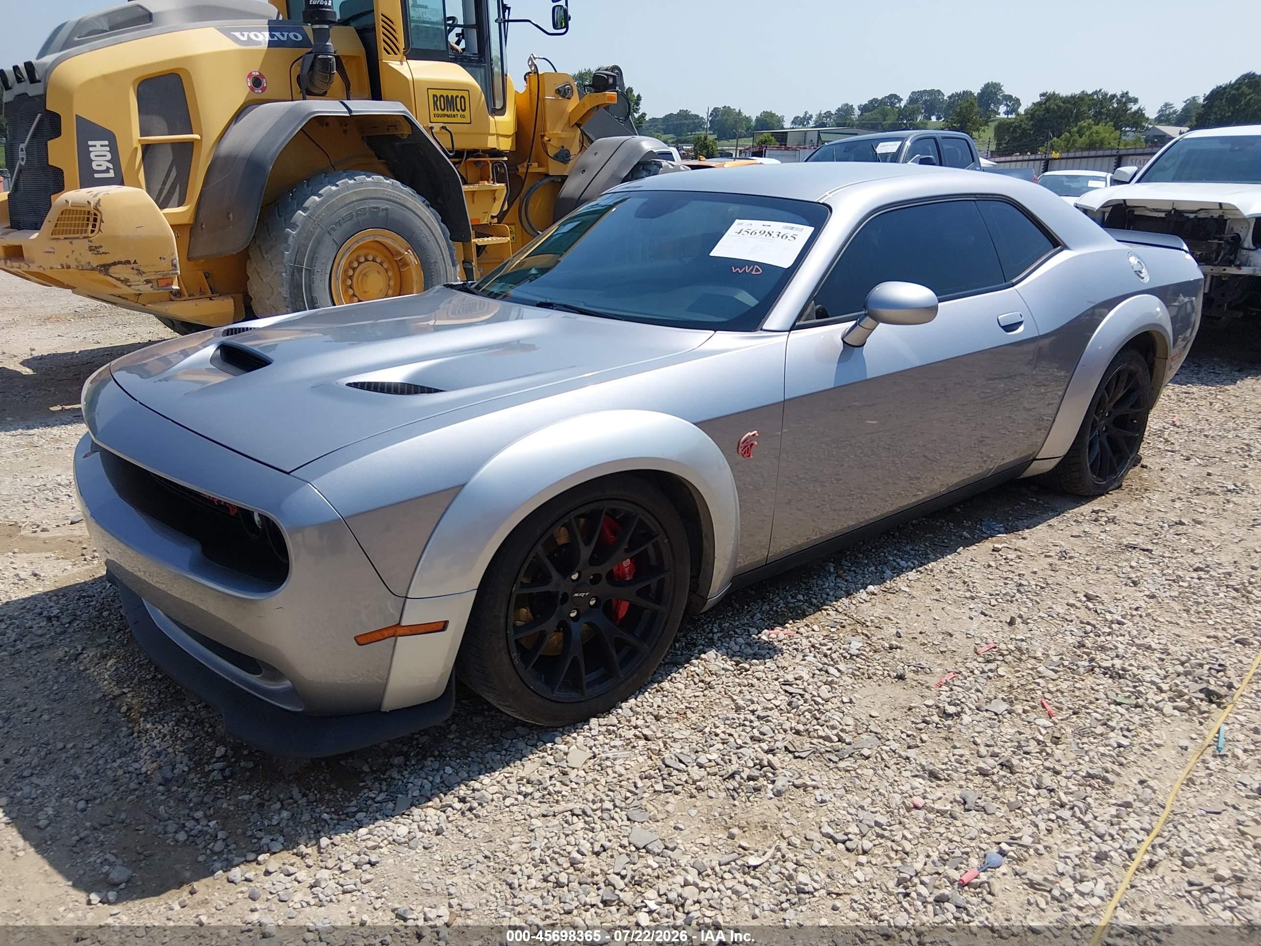 2015 Dodge Challenger Srt Hellcat Silver vin: 2C3CDZC90FH713750