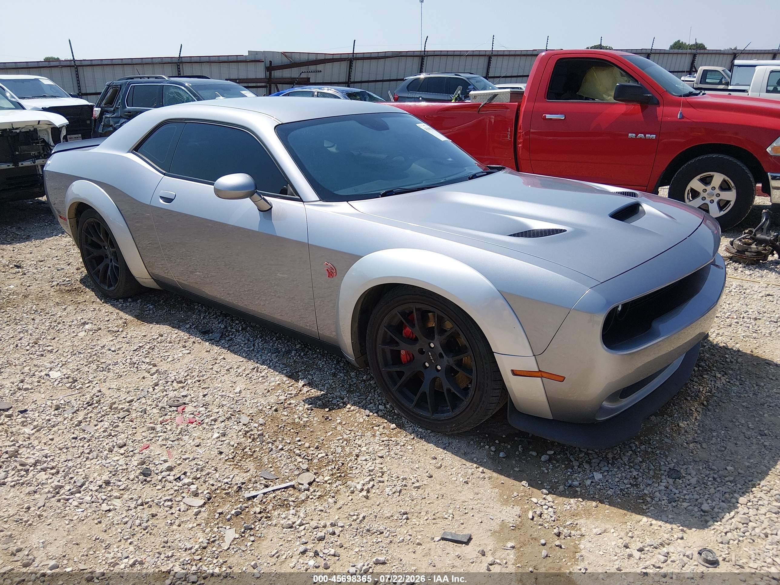 2015 Dodge Challenger Srt Hellcat Silver vin: 2C3CDZC90FH713750