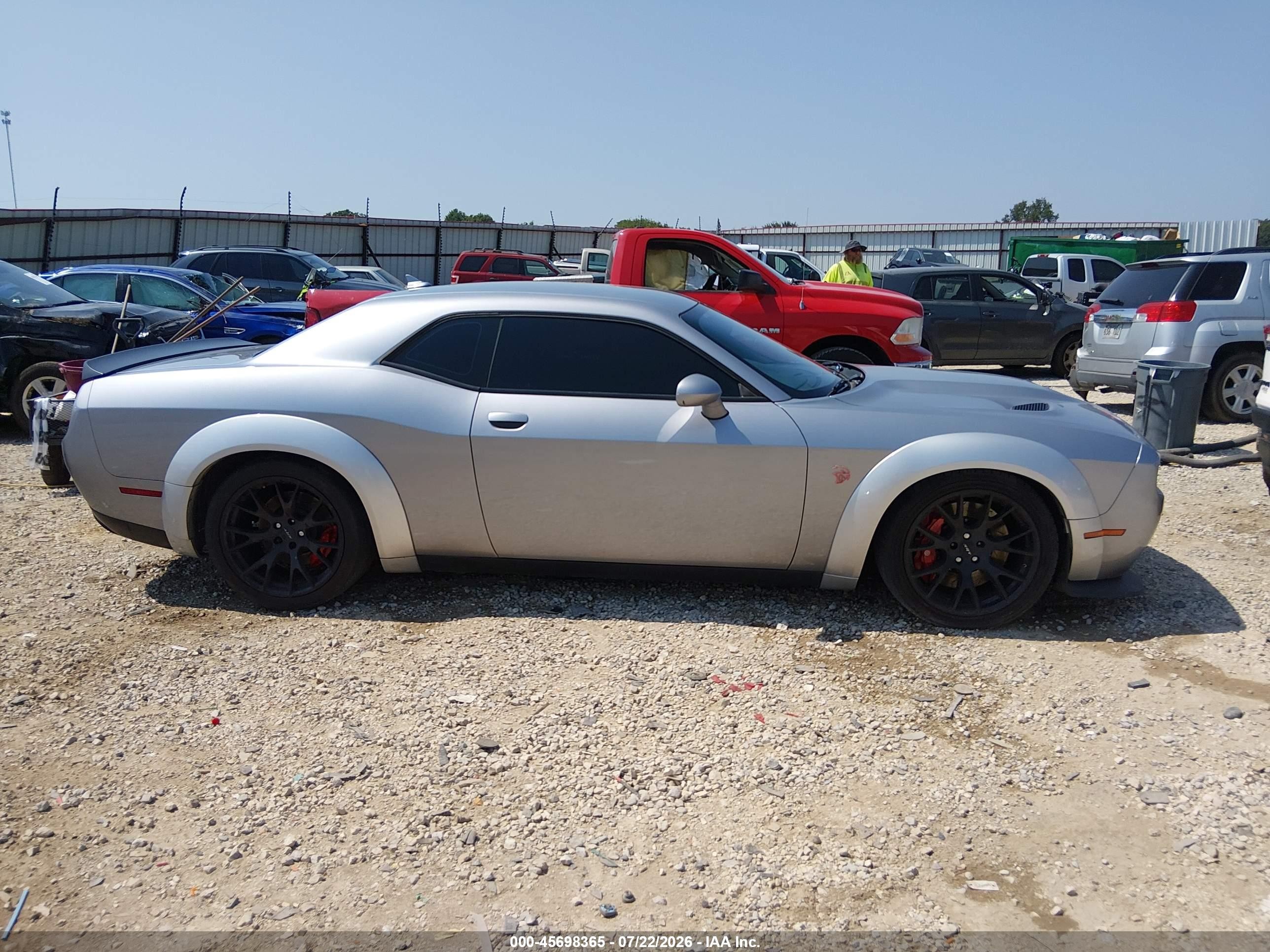 2015 Dodge Challenger Srt Hellcat Silver vin: 2C3CDZC90FH713750