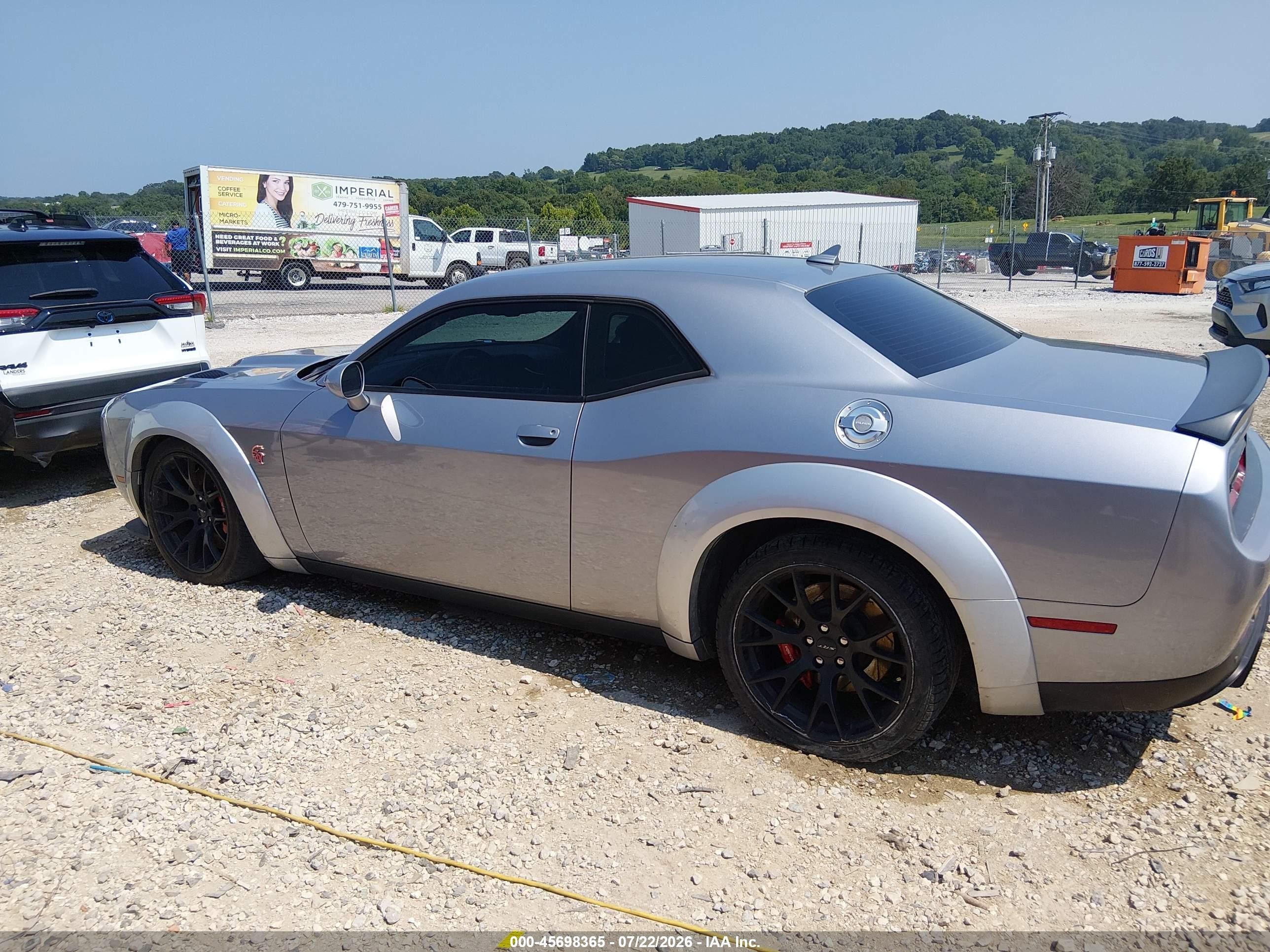 2015 Dodge Challenger Srt Hellcat Silver vin: 2C3CDZC90FH713750