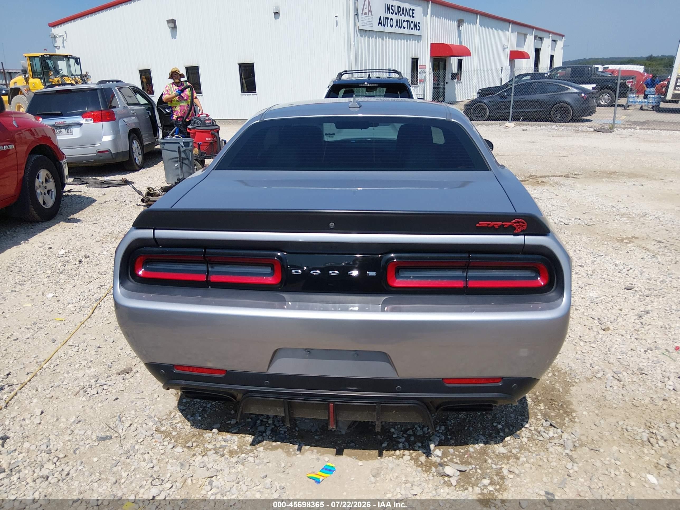 2015 Dodge Challenger Srt Hellcat Silver vin: 2C3CDZC90FH713750
