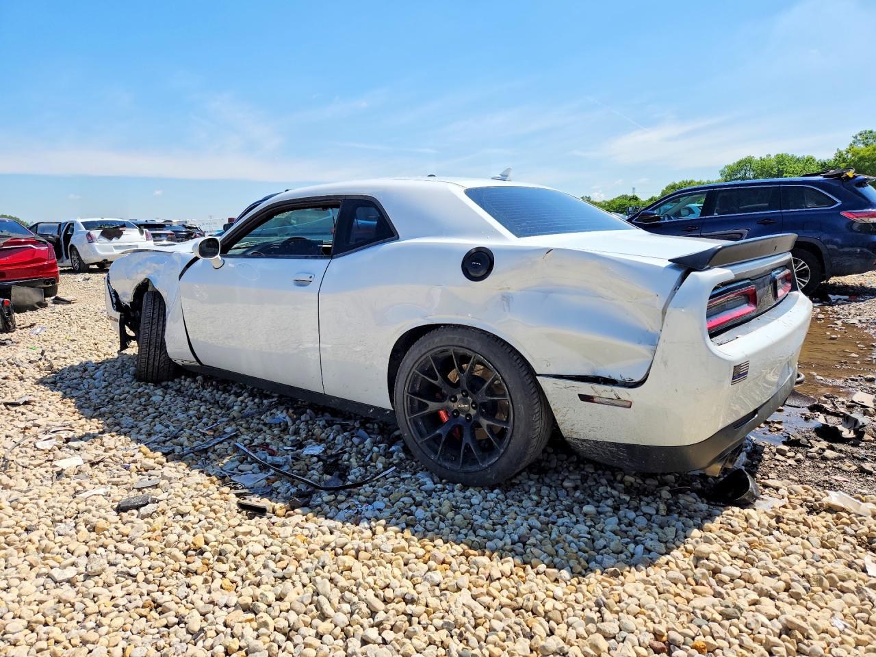 2016 Dodge Challenger Srt Hellcat White vin: 2C3CDZC90GH225500