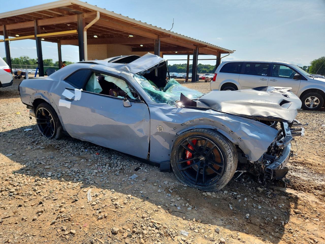 2021 Dodge Challenger Srt Hellcat Gray vin: 2C3CDZC90MH669908