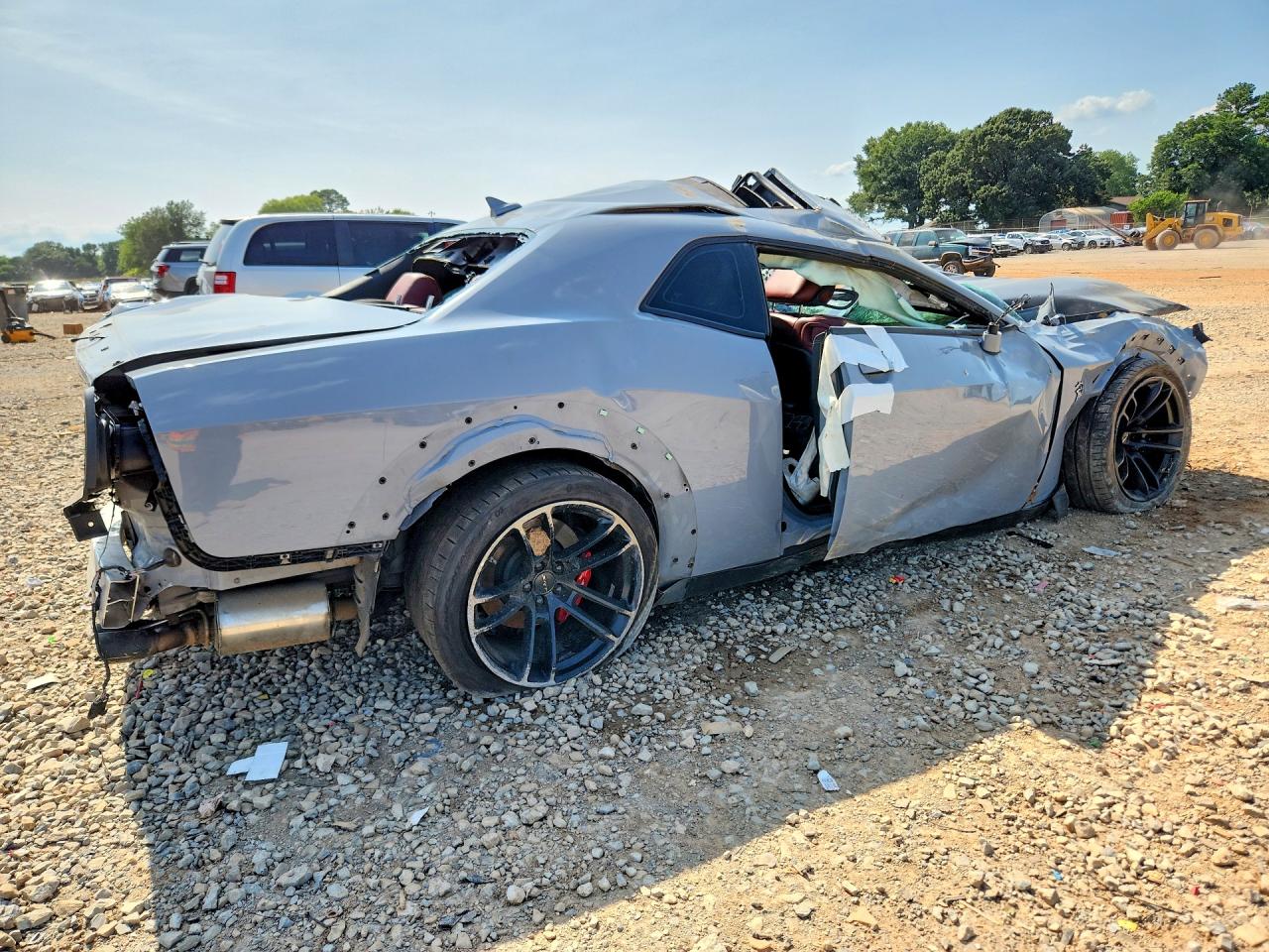 2021 Dodge Challenger Srt Hellcat Gray vin: 2C3CDZC90MH669908