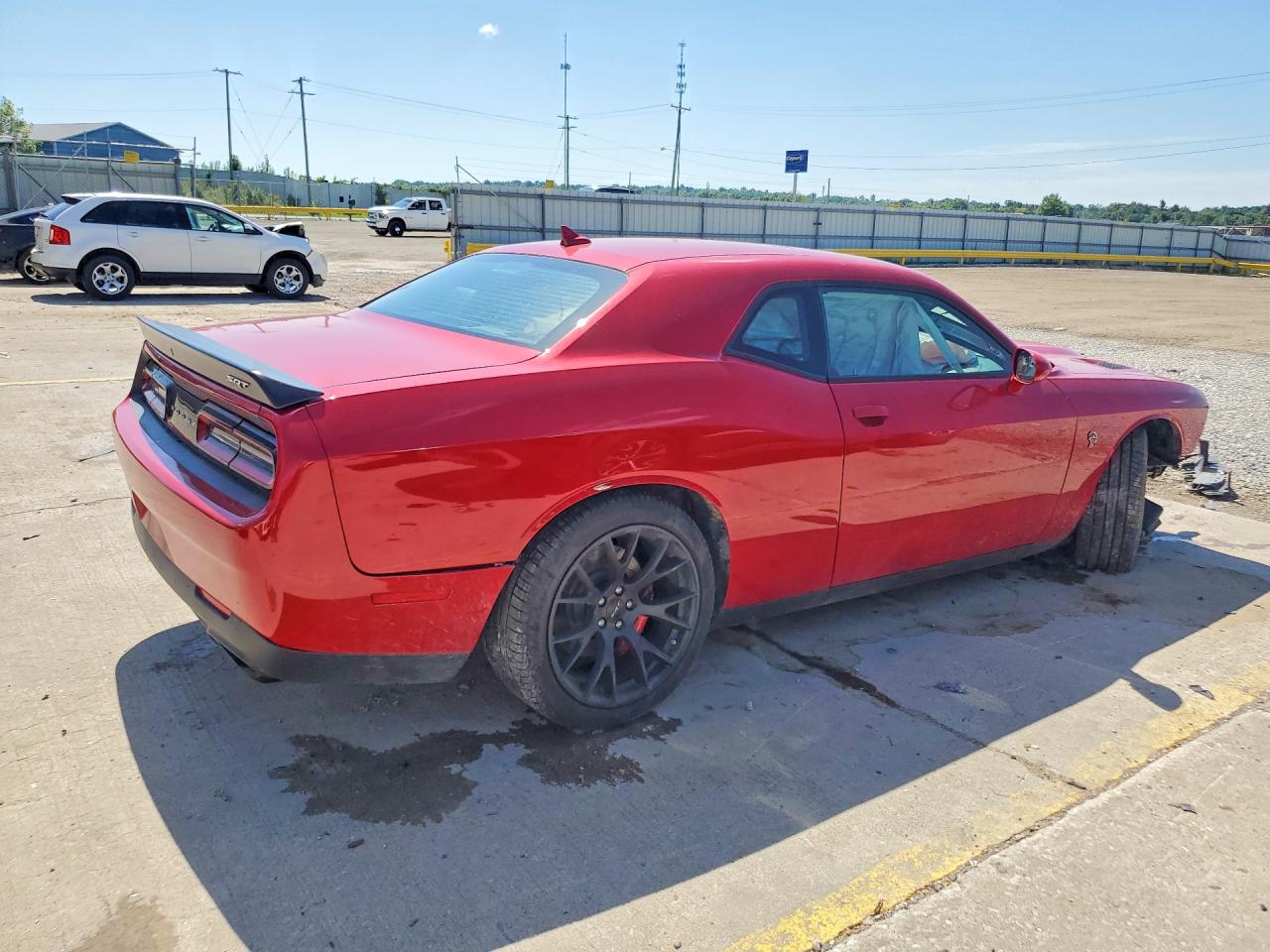 2015 Dodge Challenger Srt Hellcat Red vin: 2C3CDZC91FH834254