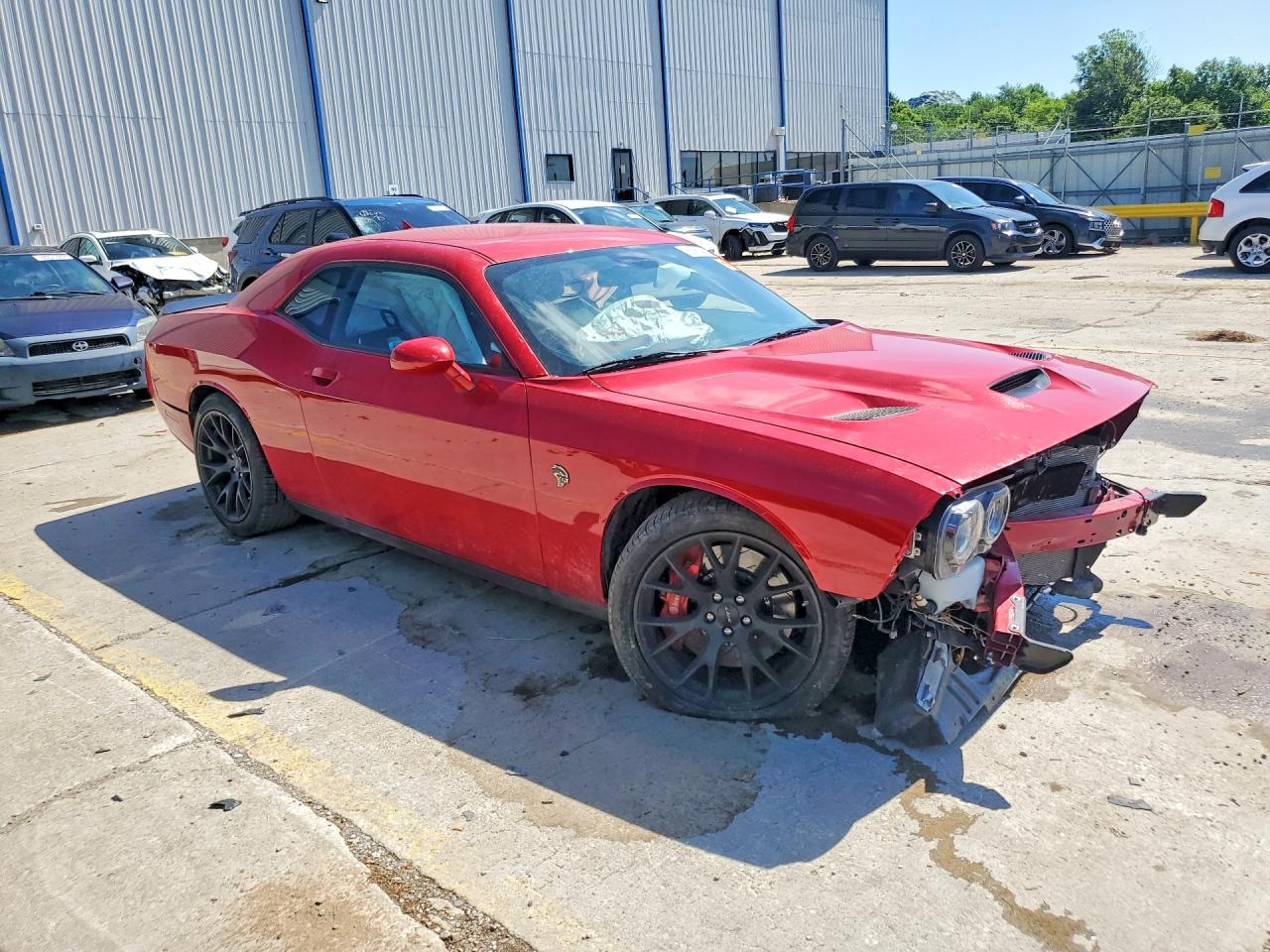 2015 Dodge Challenger Srt Hellcat Red vin: 2C3CDZC91FH834254