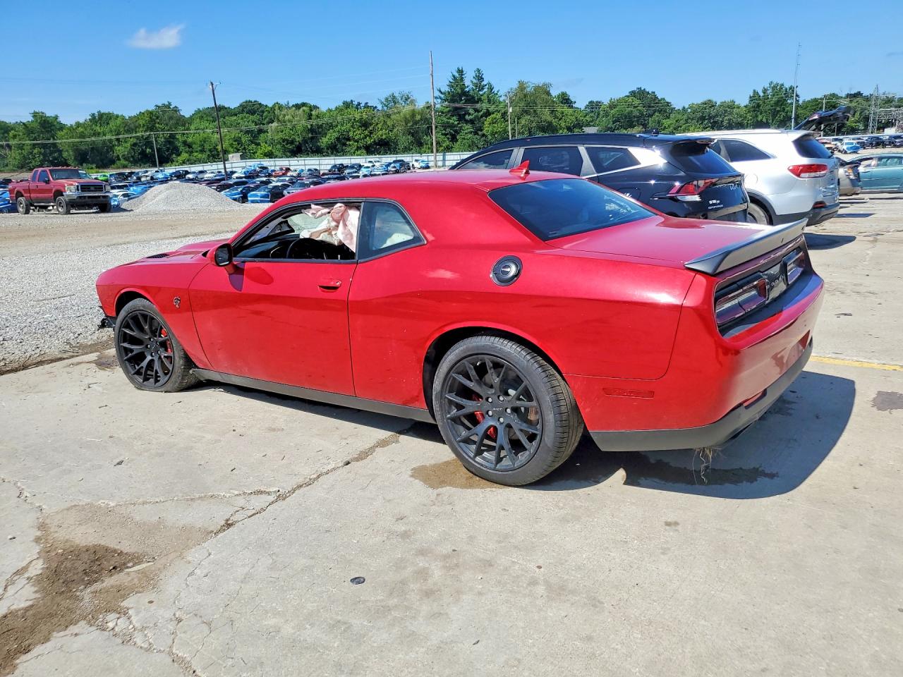 2015 Dodge Challenger Srt Hellcat Red vin: 2C3CDZC91FH834254