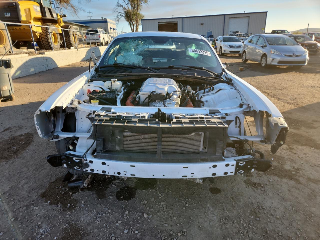 2022 Dodge Challenger Srt Hellcat White vin: 2C3CDZC95NH136213