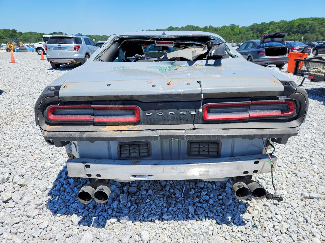 2022 Dodge Challenger Srt Hellcat Gray vin: 2C3CDZC96NH179524
