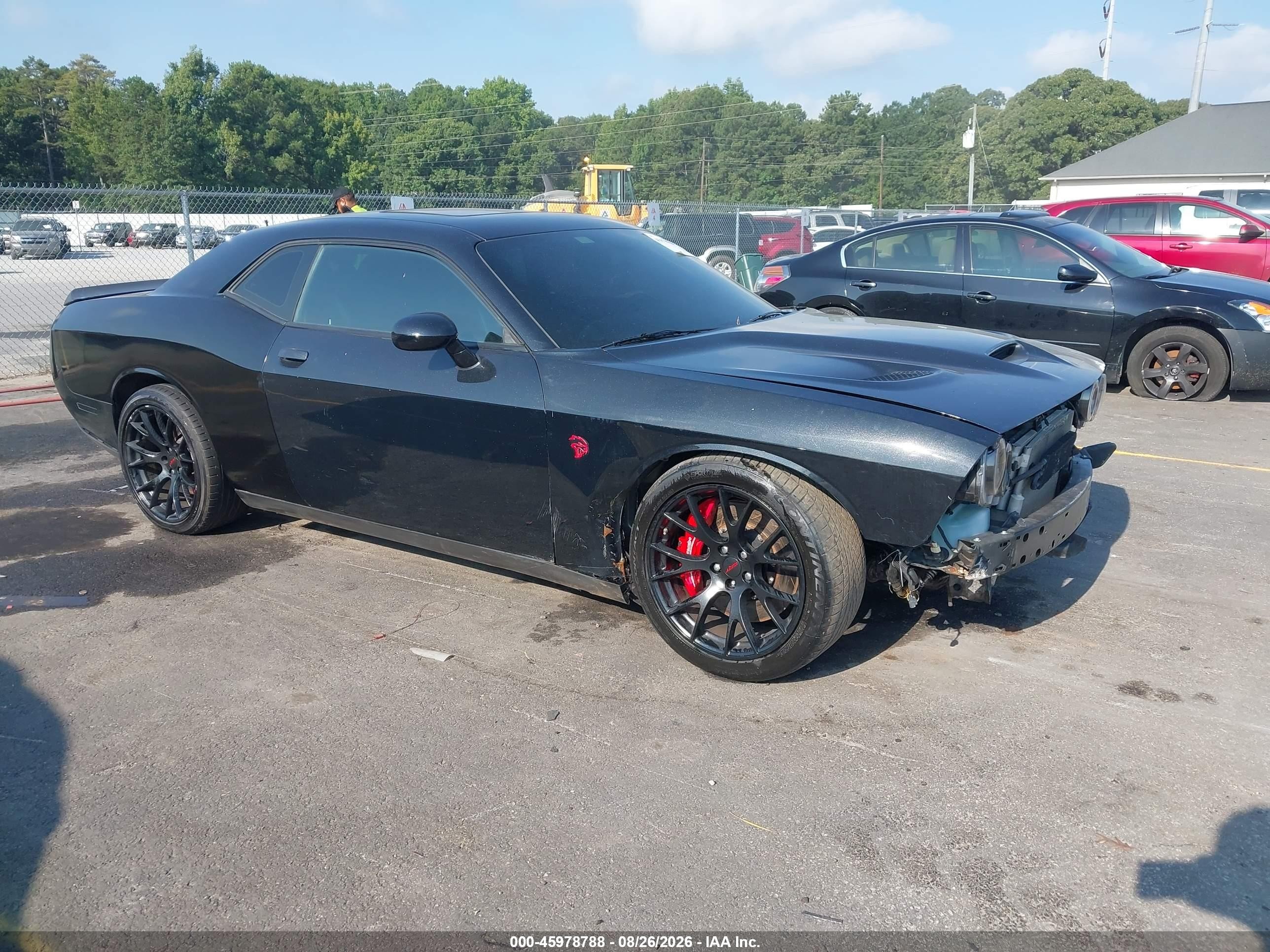 2015 Dodge Challenger Srt Hellcat Black vin: 2C3CDZC98FH714001