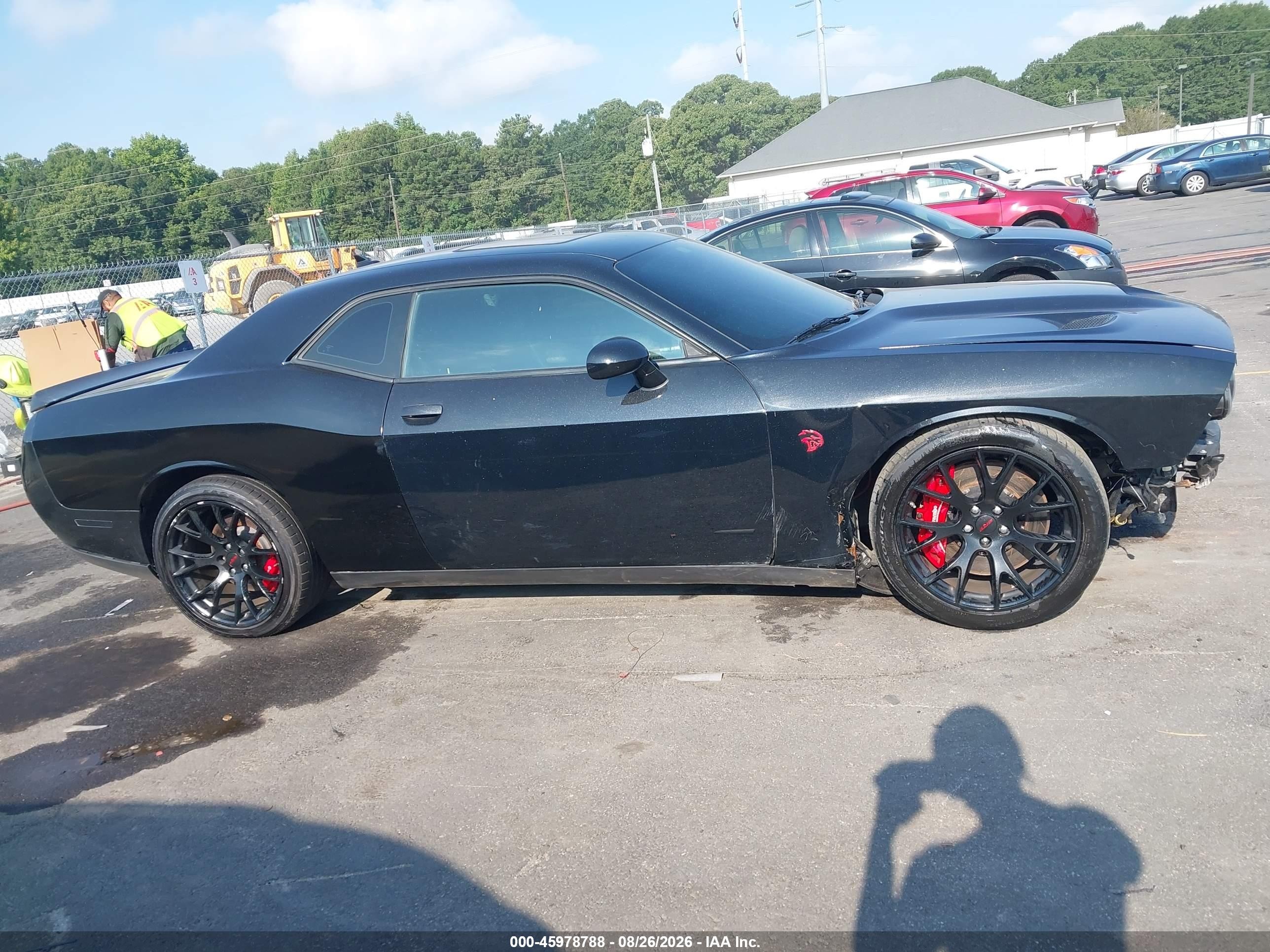2015 Dodge Challenger Srt Hellcat Black vin: 2C3CDZC98FH714001