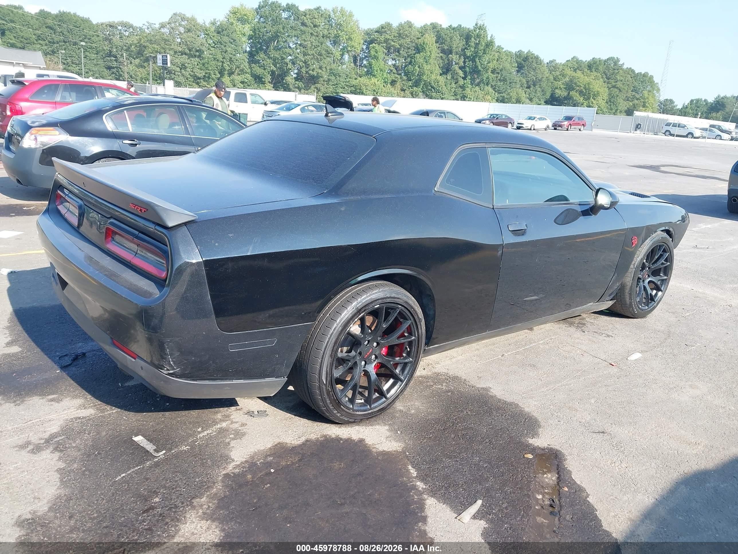 2015 Dodge Challenger Srt Hellcat Black vin: 2C3CDZC98FH714001