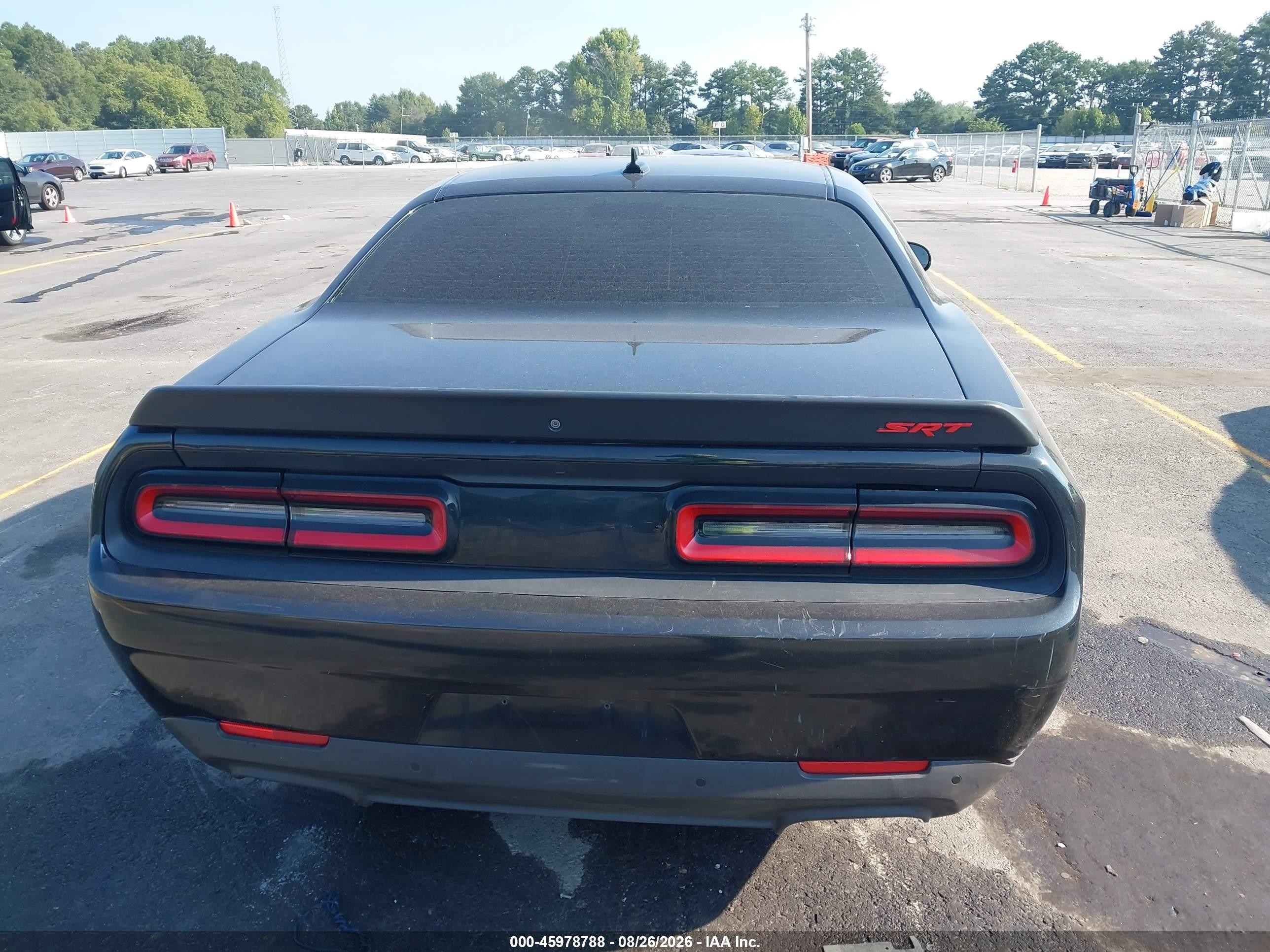 2015 Dodge Challenger Srt Hellcat Black vin: 2C3CDZC98FH714001