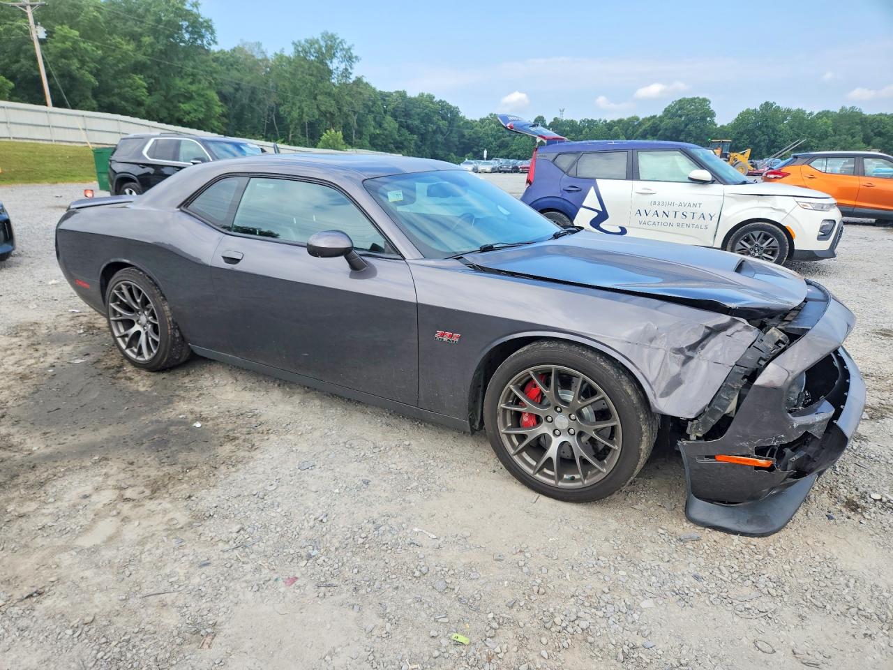 2015 Dodge Challenger Srt 392 Gray vin: 2C3CDZDJ1FH910483