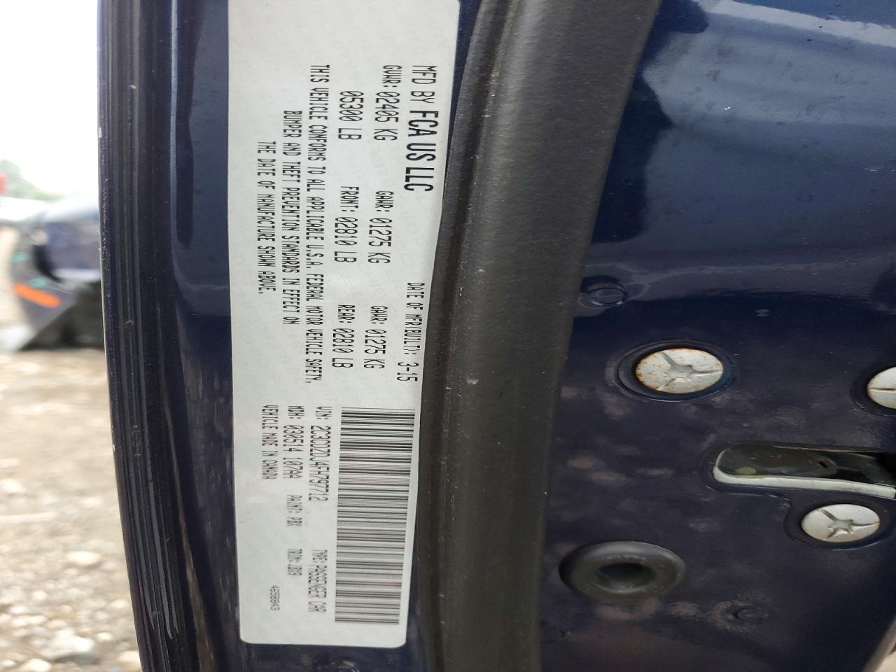 2015 Dodge Challenger Srt 392 Blue vin: 2C3CDZDJ4FH797712