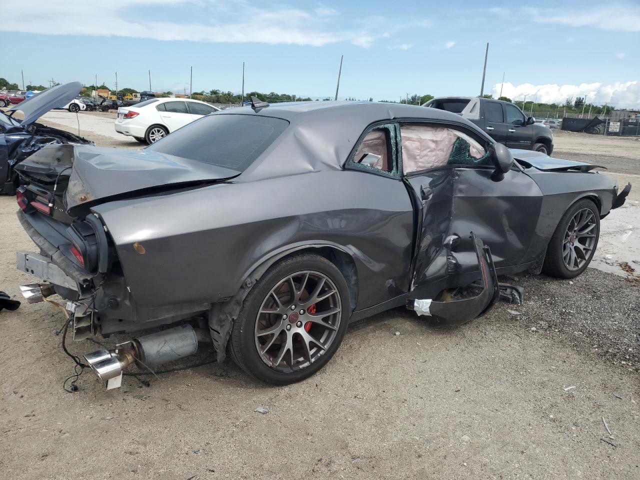 2015 Dodge Challenger Srt 392   Gray vin: 2C3CDZDJ4FH835486