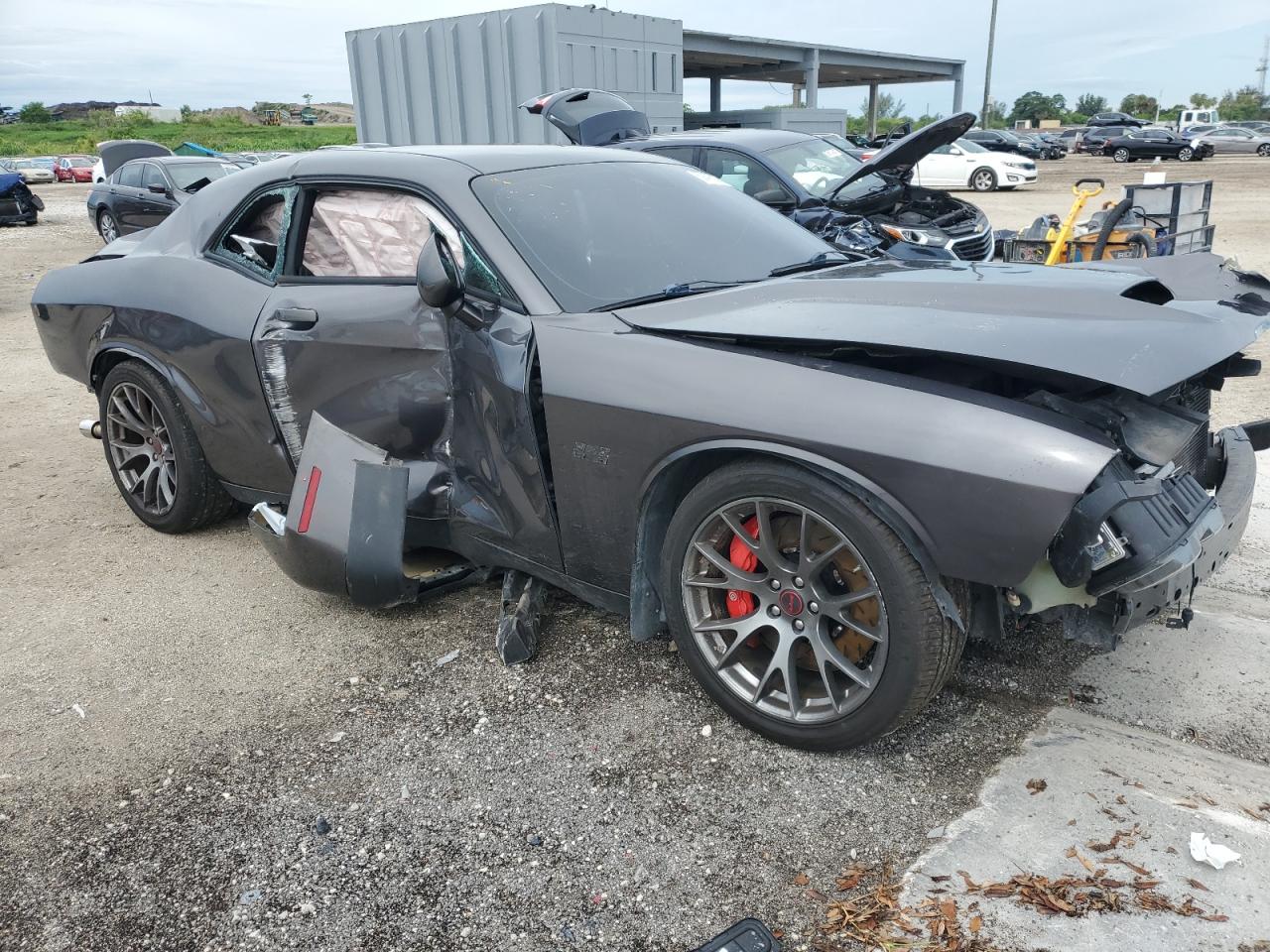 2015 Dodge Challenger Srt 392   Gray vin: 2C3CDZDJ4FH835486