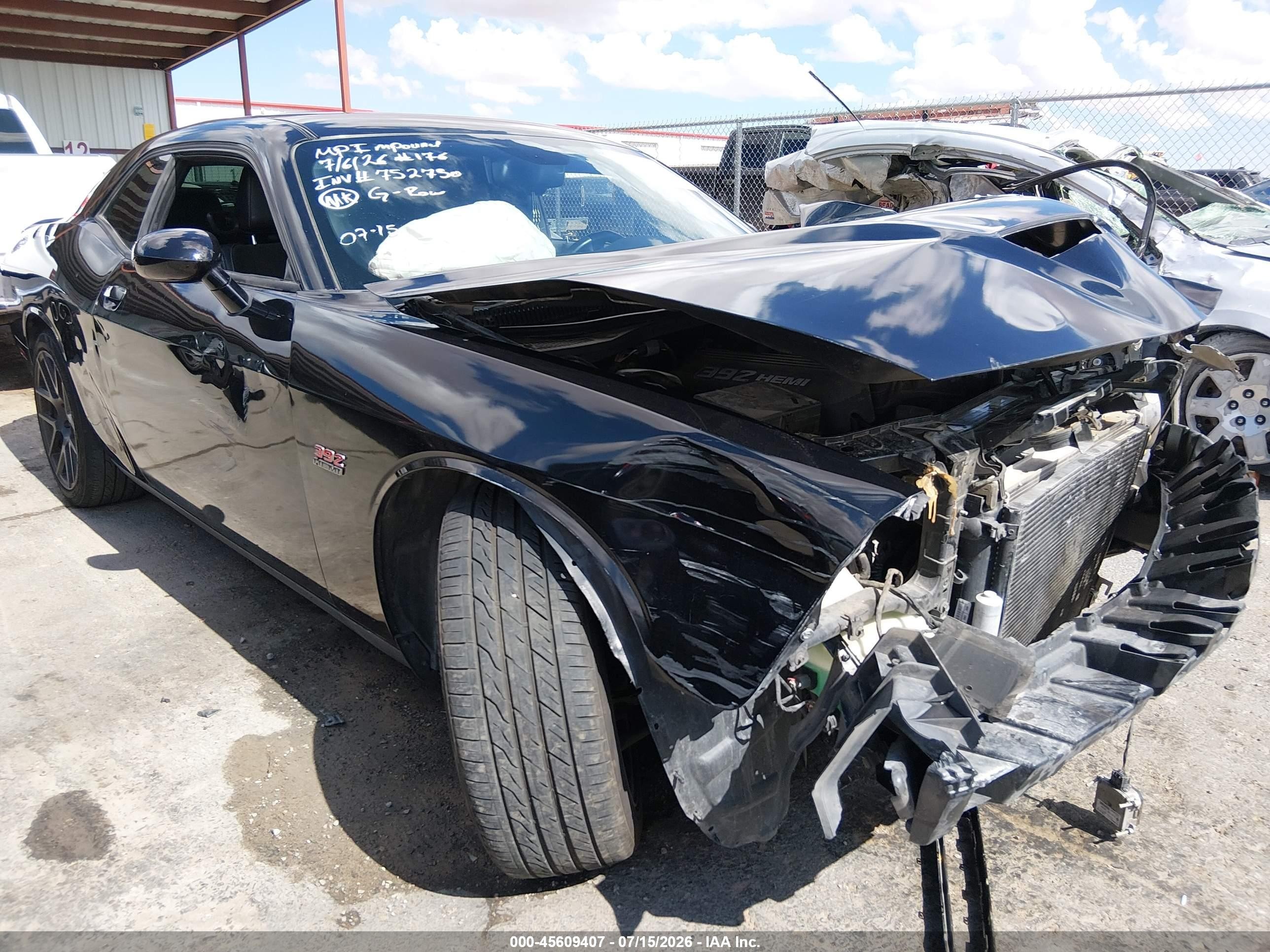 2015 Dodge Challenger Srt 392 Dark Blue vin: 2C3CDZDJ6FH720808
