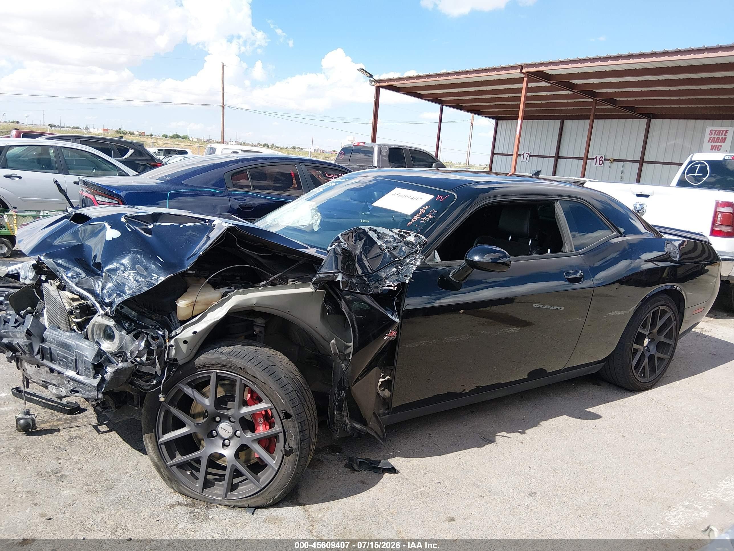2015 Dodge Challenger Srt 392 Dark Blue vin: 2C3CDZDJ6FH720808