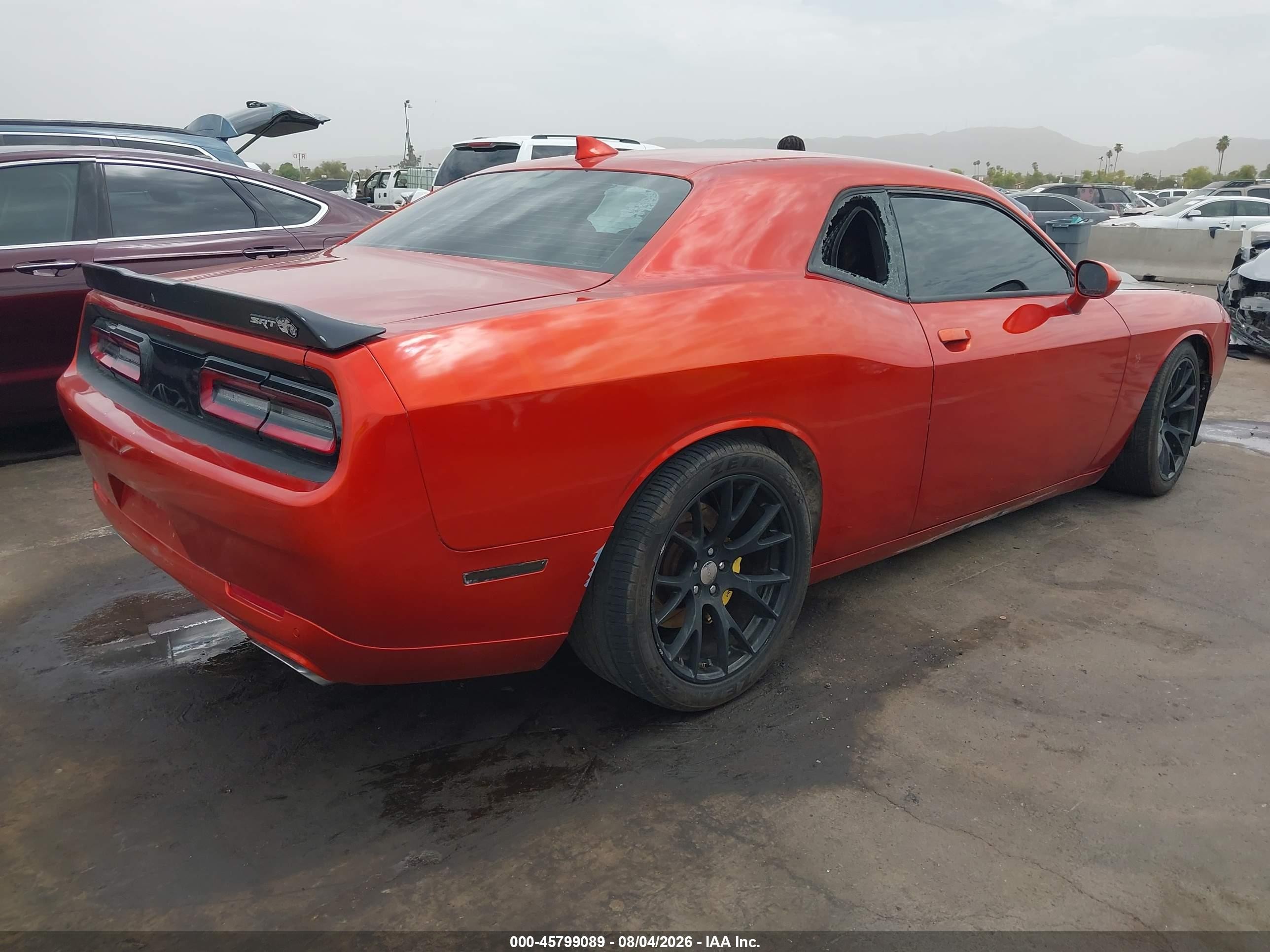 2015 Dodge Challenger Srt 392 Оранжевый vin: 2C3CDZDJ6FH809732